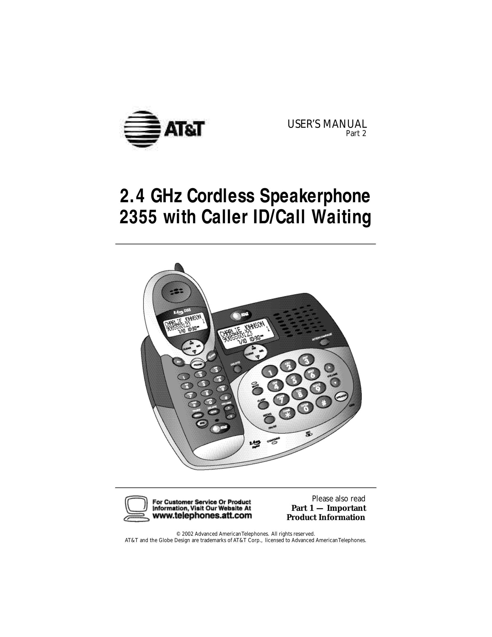 AT&T 2355 Conference Phone User Manual (Page 1)