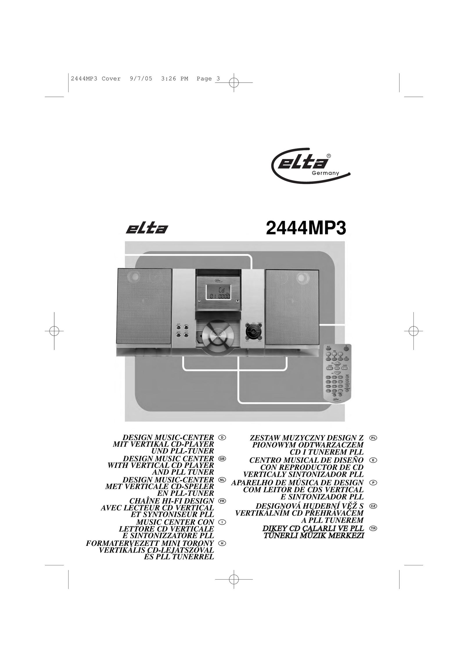 Elta 2444MP3 CD Player User Manual (Page 1)