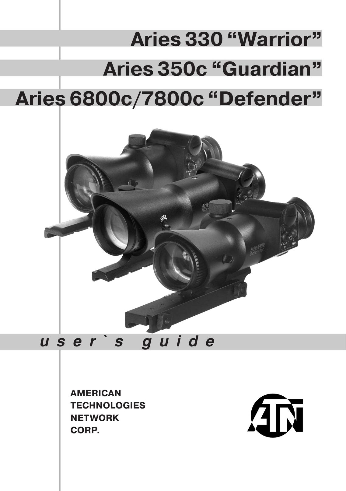 ATN 350c Binoculars User Manual (Page 1)