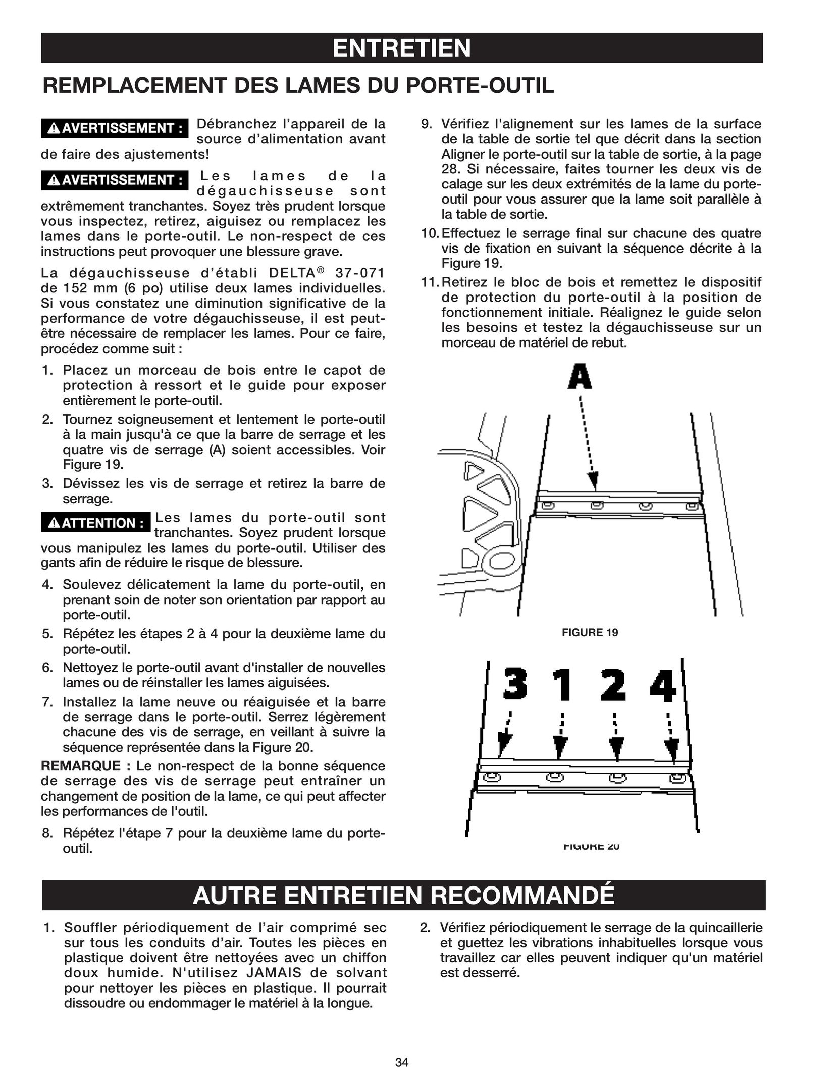 Delta 37-071 Biscuit Joiner User Manual (Page 34)