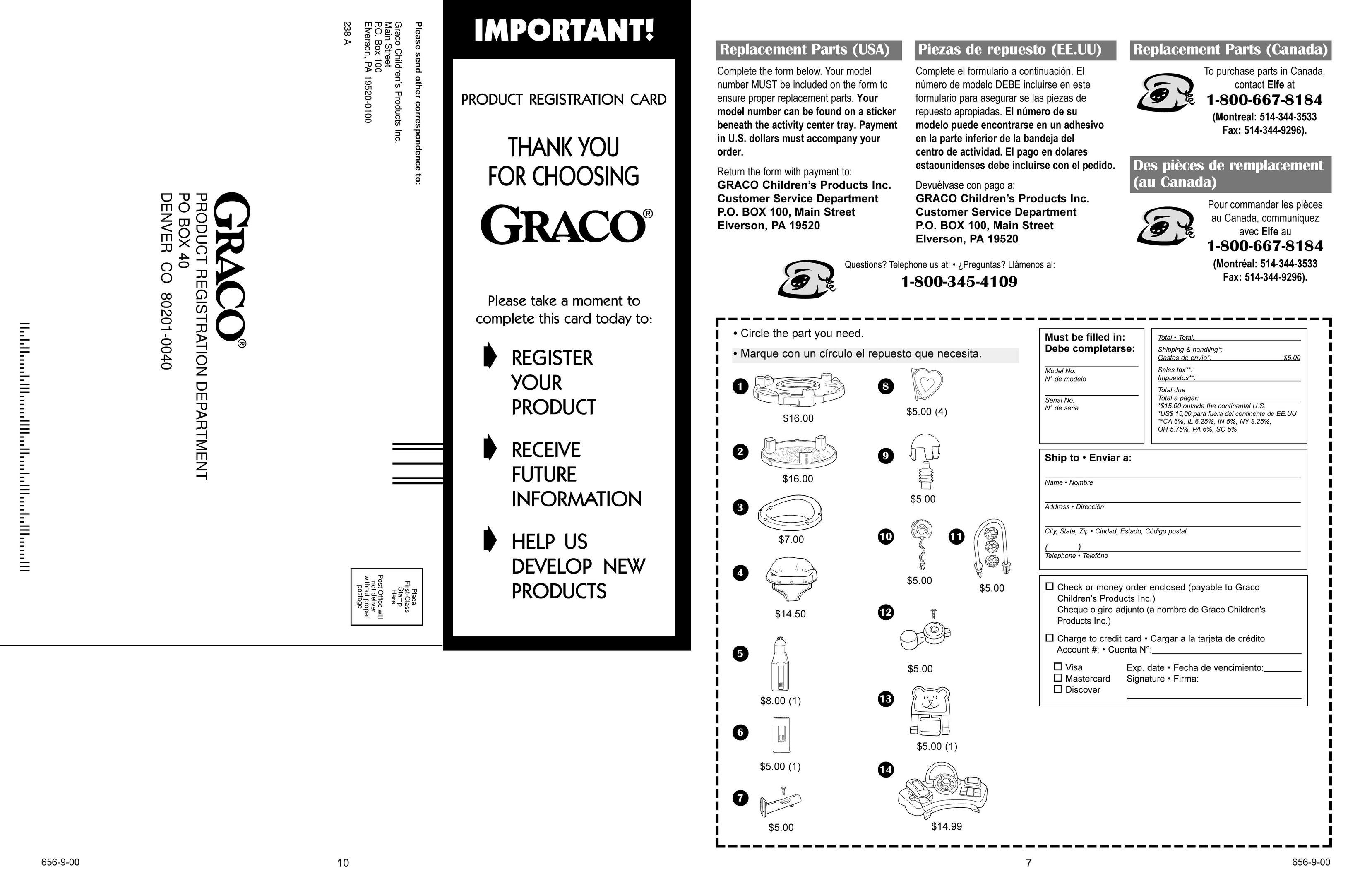 Graco 4622 Baby Furniture User Manual (Page 10)