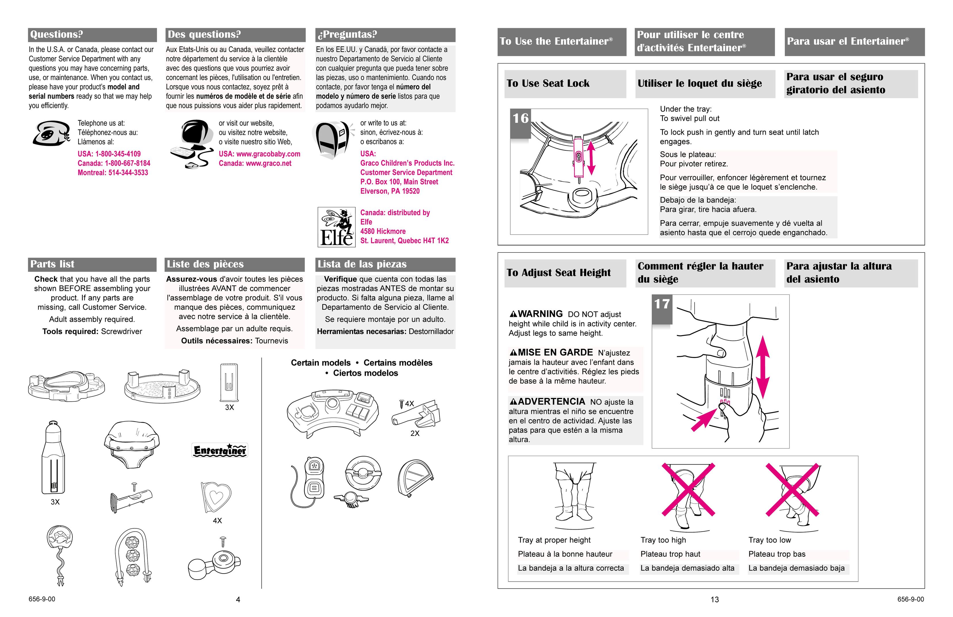 Graco 4622 Baby Furniture User Manual (Page 13)
