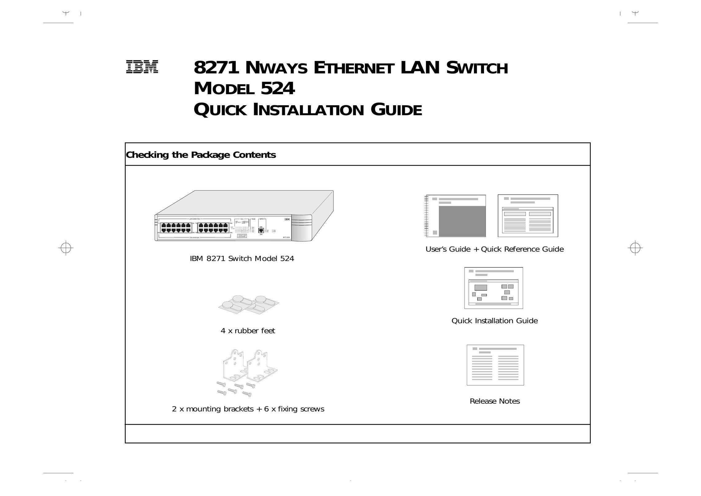 IBM 524 Switch User Manual (Page 1)