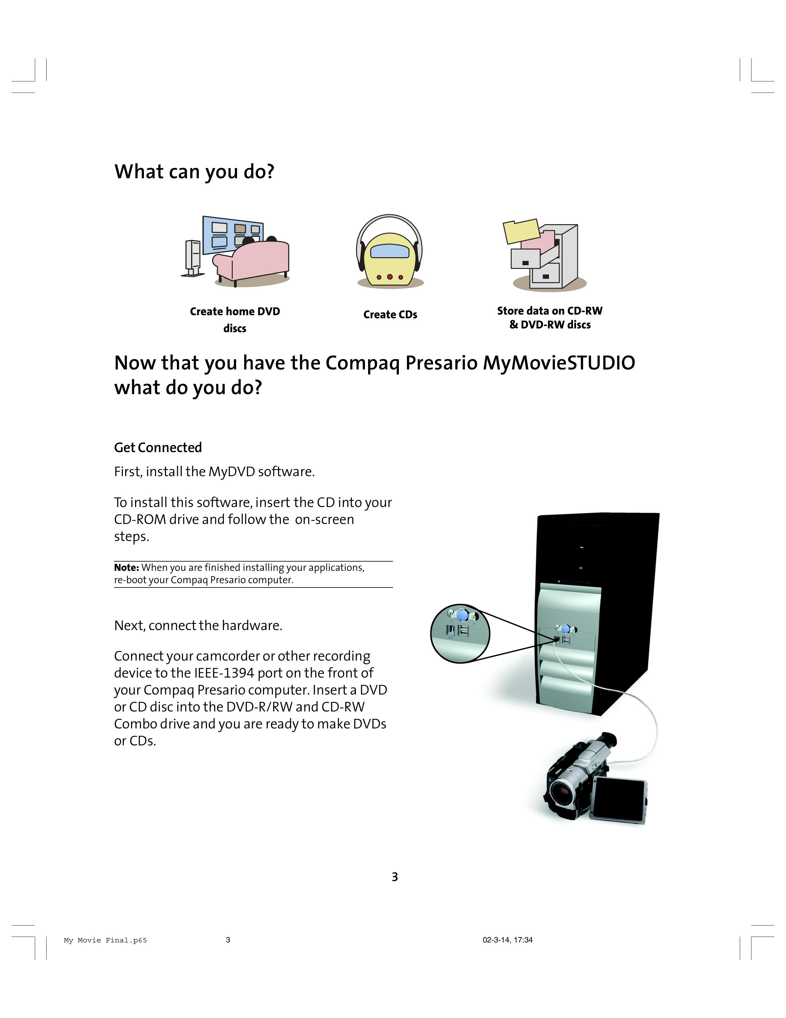 Compaq 6010AP Handheld TV User Manual (Page 3)