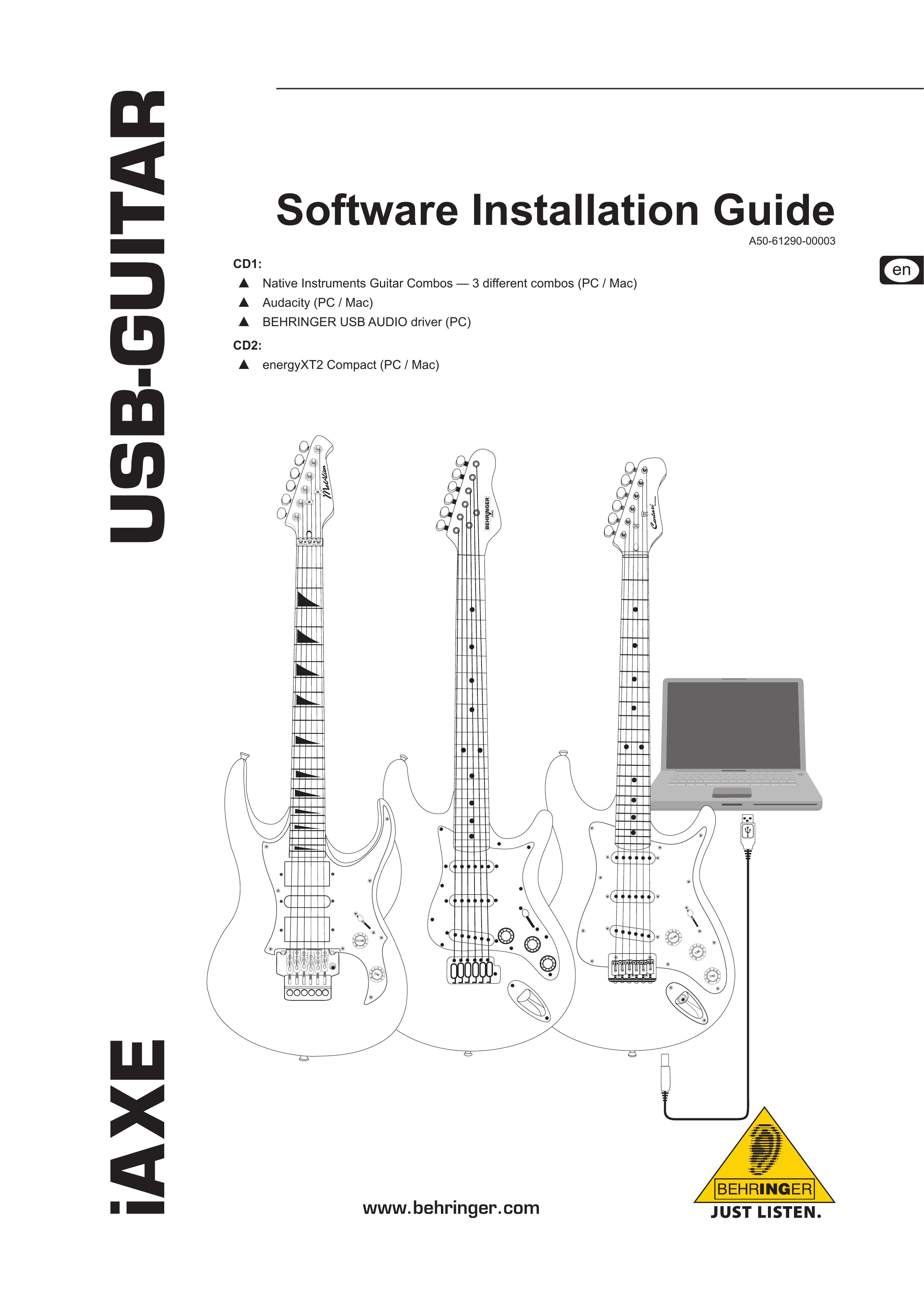 Behringer 61290 Guitar User Manual (Page 1)