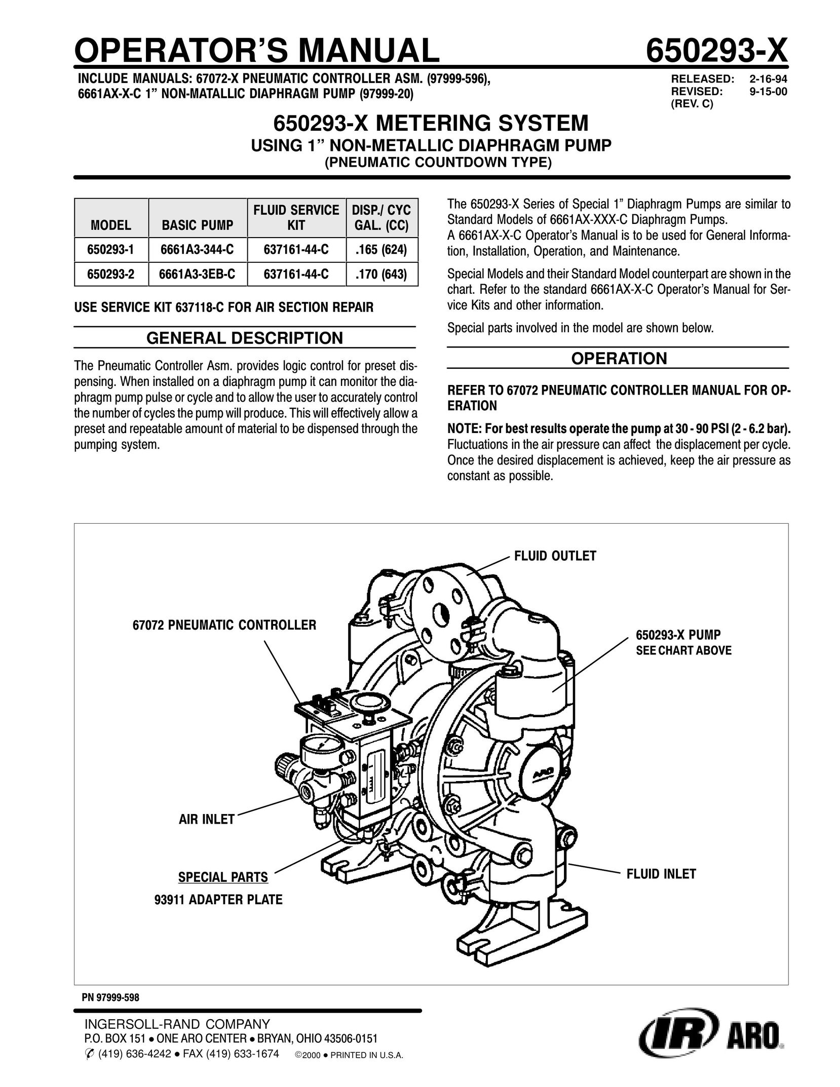 Ingersoll-Rand 650293-x Baby Furniture User Manual (Page 1)