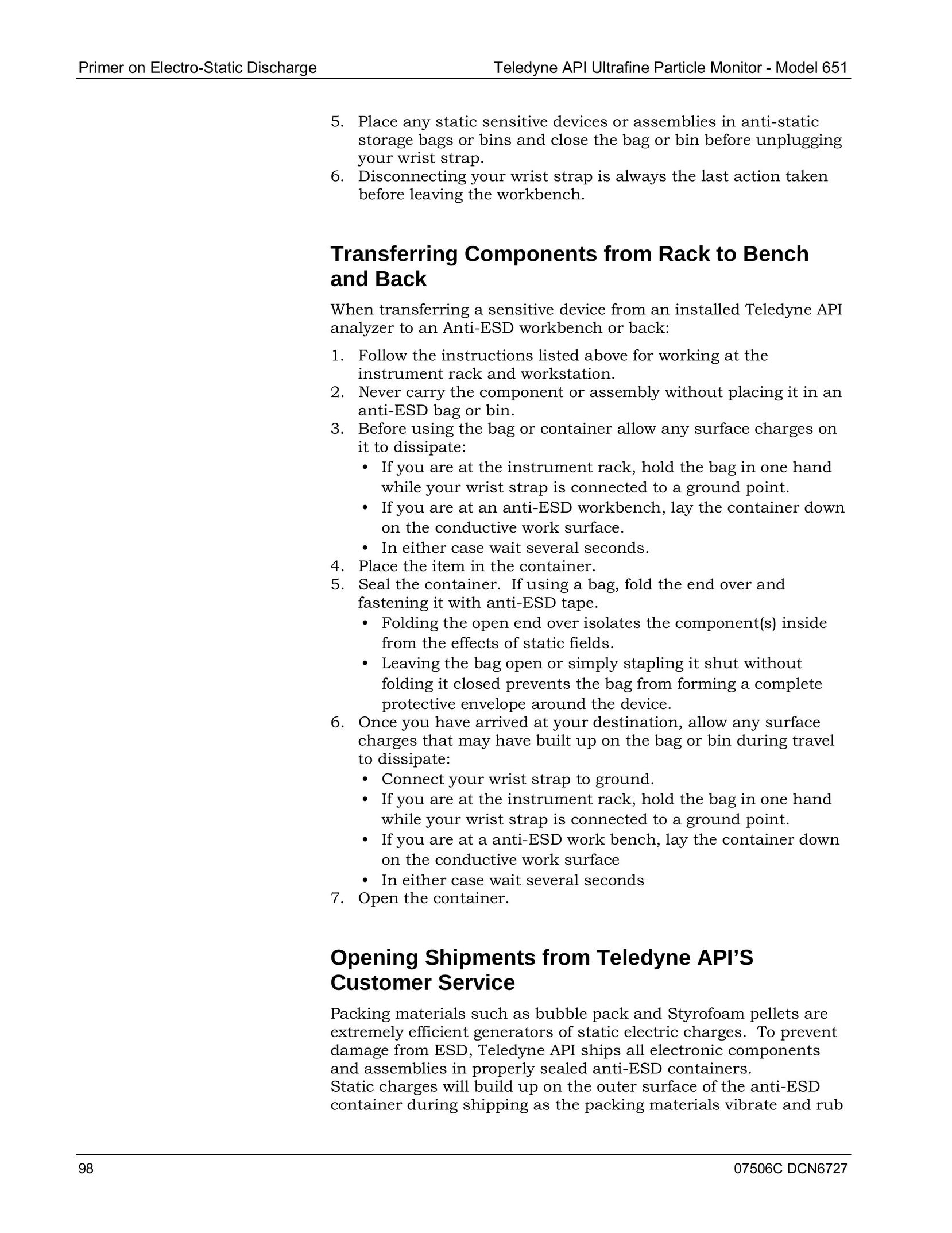 Teledyne 651 Computer Monitor User Manual (Page 100)