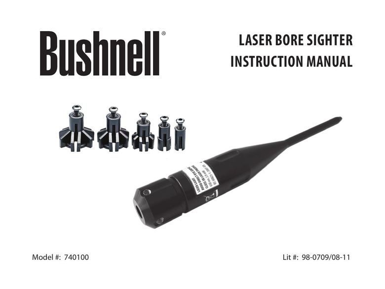 Bushnell 740100 Laser Pointer User Manual (Page 1)