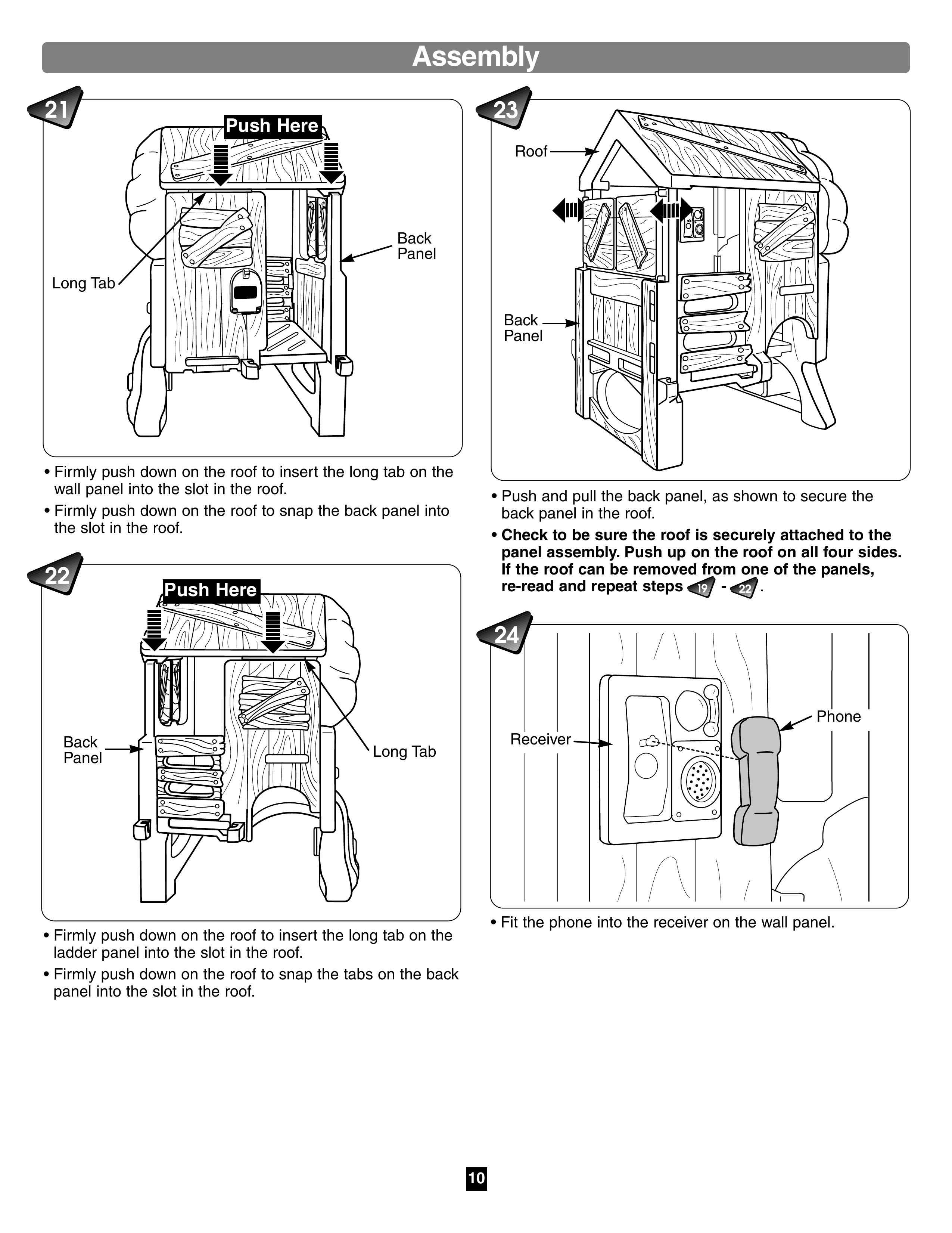 Fisher-Price 75972 Backyard Playset User Manual (Page 10)