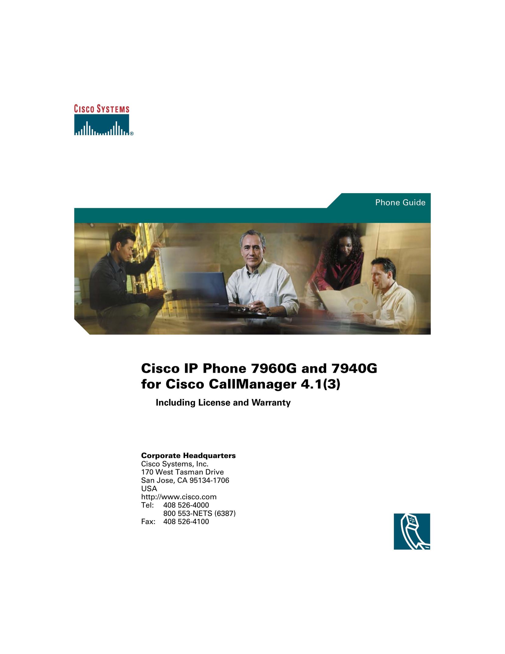 Cisco Systems 7960G Cordless Telephone User Manual (Page 1)