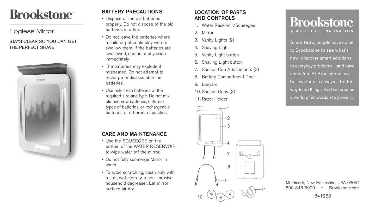 Brookstone 841256 Crib Toy User Manual (Page 1)