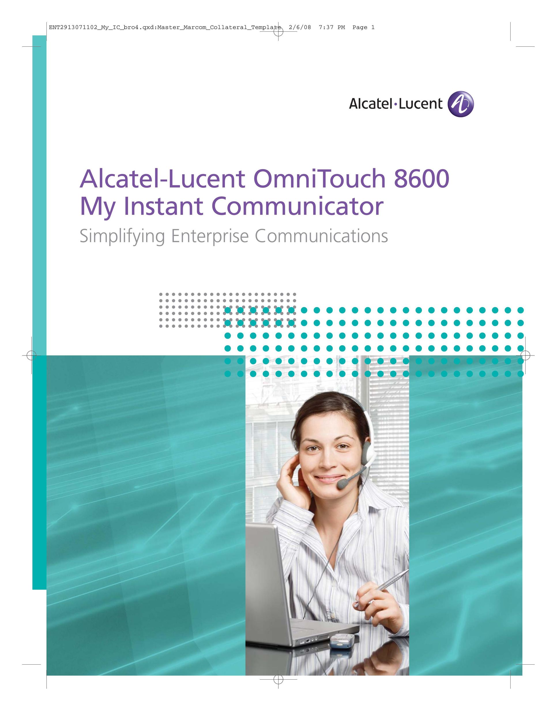 Alcatel-Lucent 8600 IP Phone User Manual (Page 1)