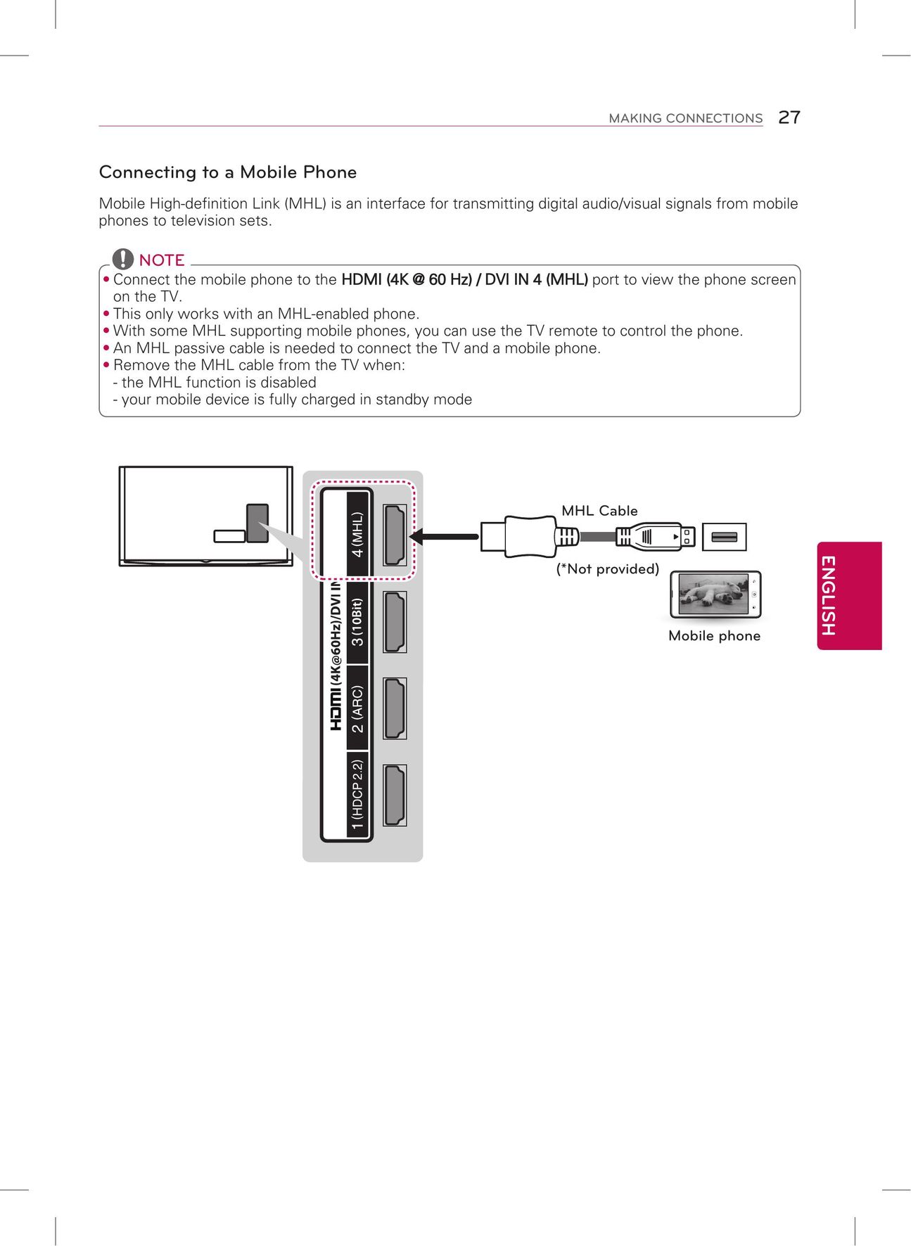 LG Electronics 98UB9800 Model Vehicle User Manual (Page 27)