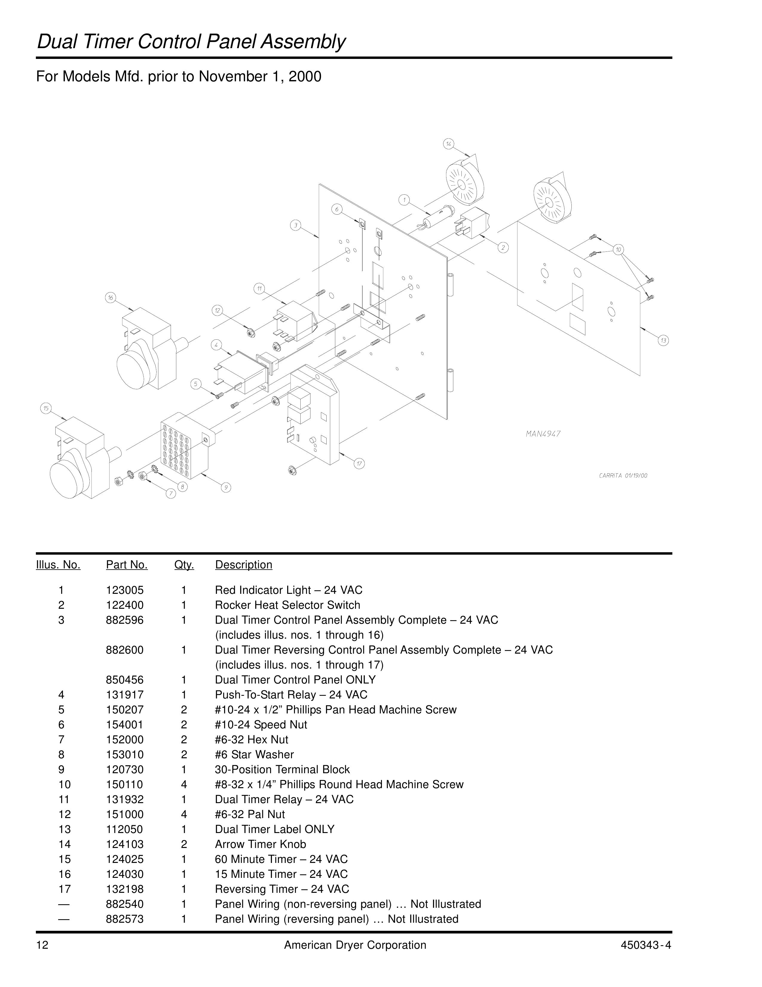 ADC AD-30V Clothes Dryer User Manual (Page 12)