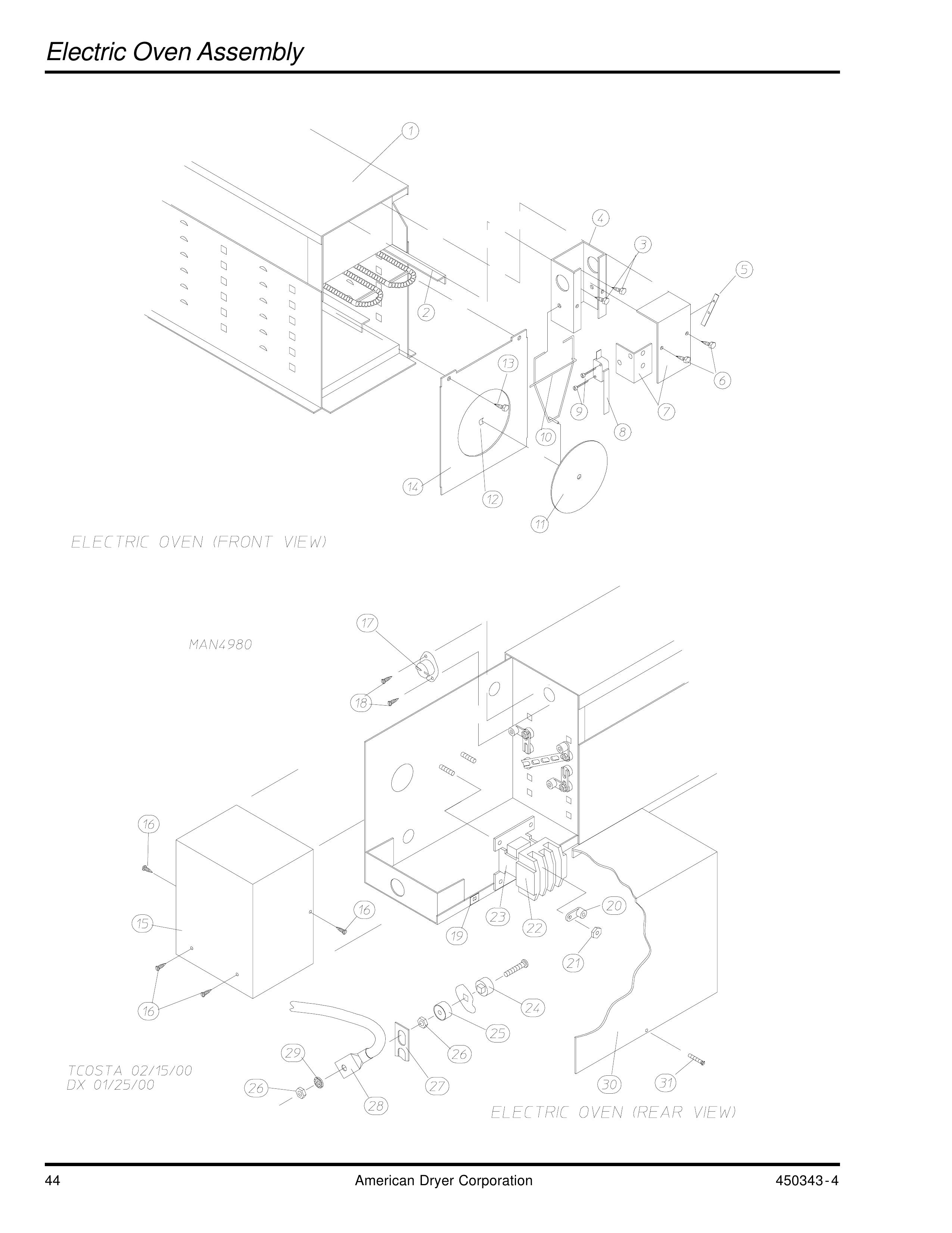 ADC AD-30V Clothes Dryer User Manual (Page 44)