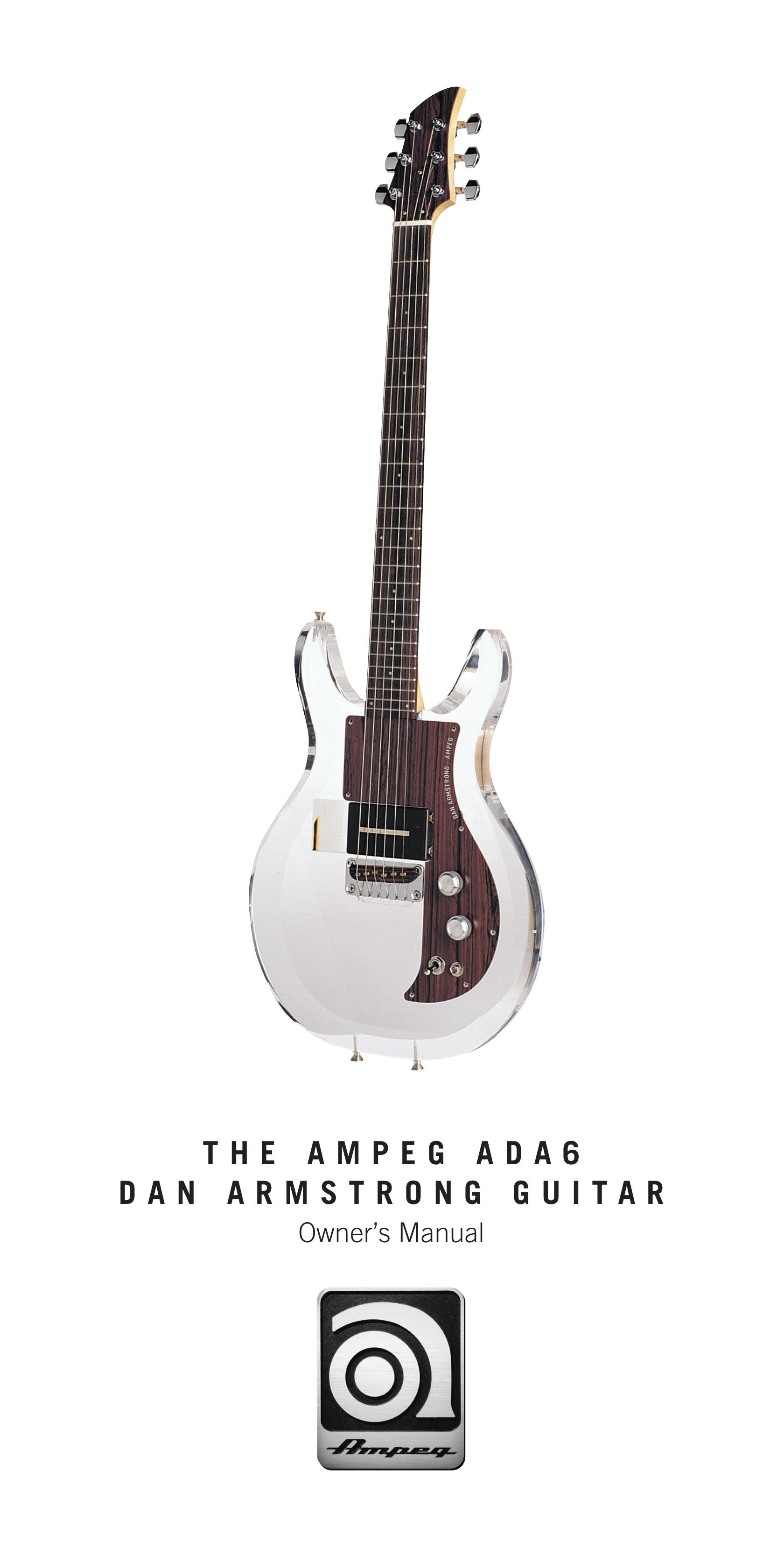 Ampeg ADA6 Guitar User Manual (Page 1)