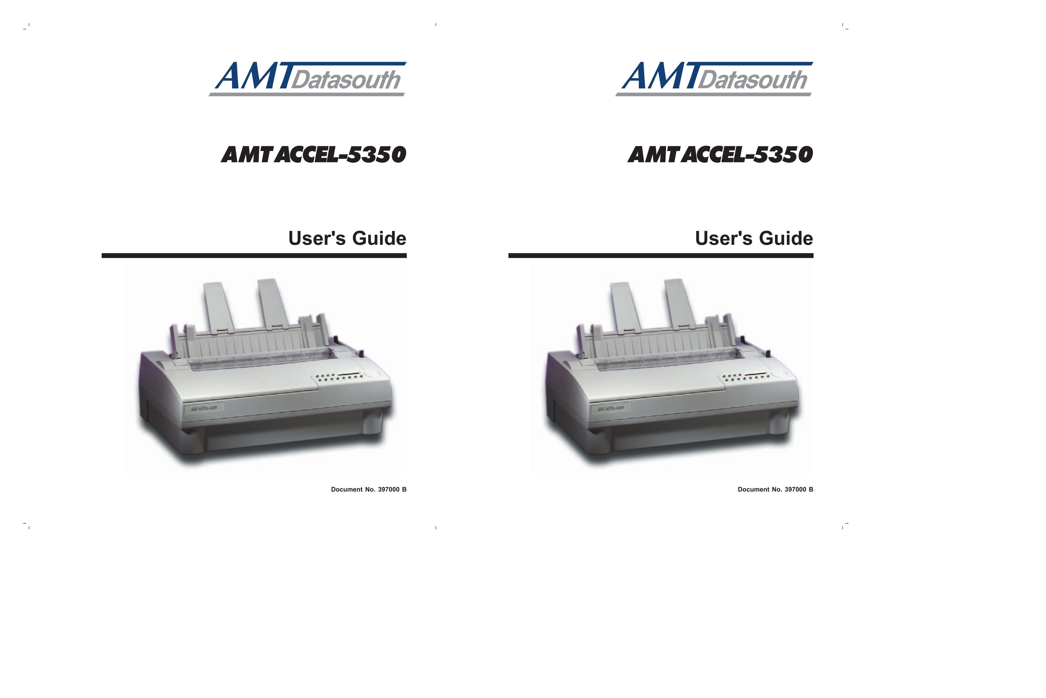 AMT Datasouth AMTACCEL-5350 Printer User Manual (Page 1)