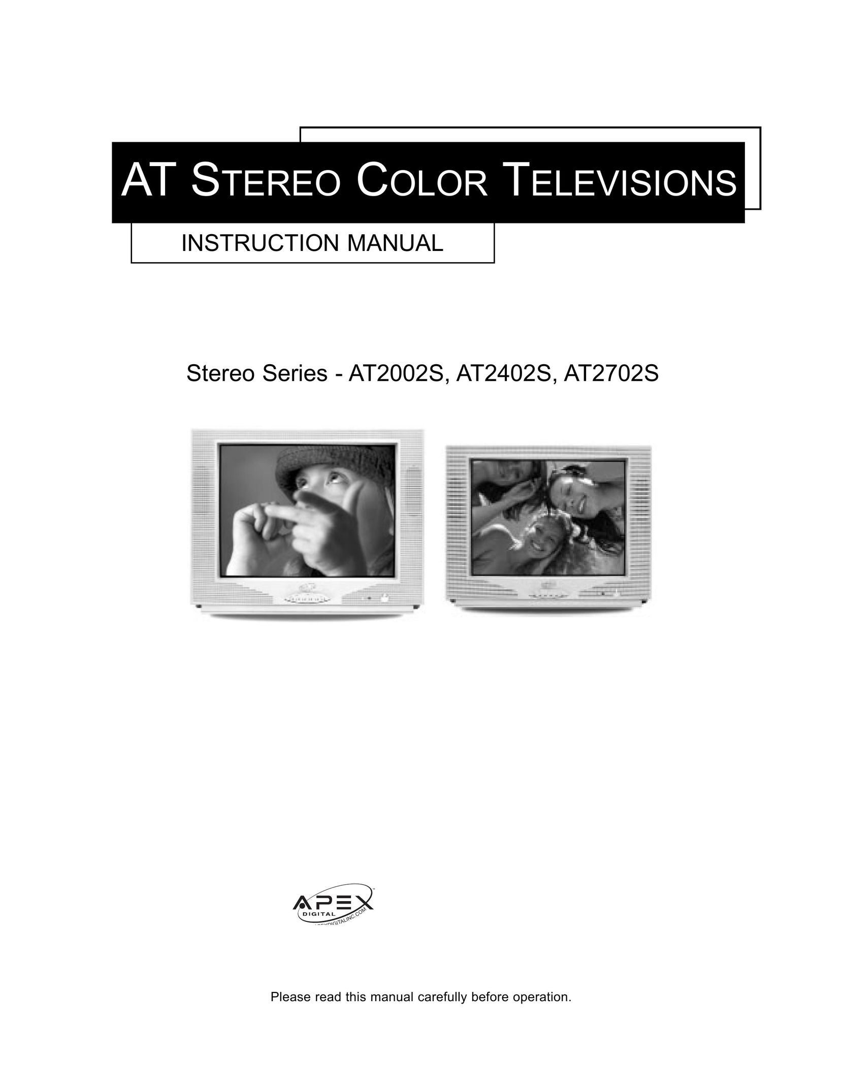 Apex Digital AT2002S Flat Panel Television User Manual (Page 1)