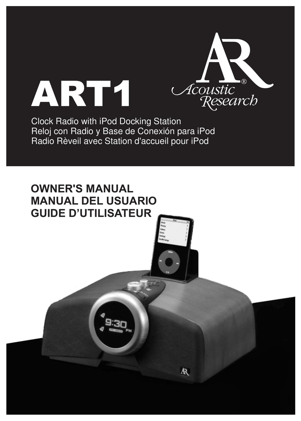 Acoustic Research ART1 Headphones User Manual (Page 1)