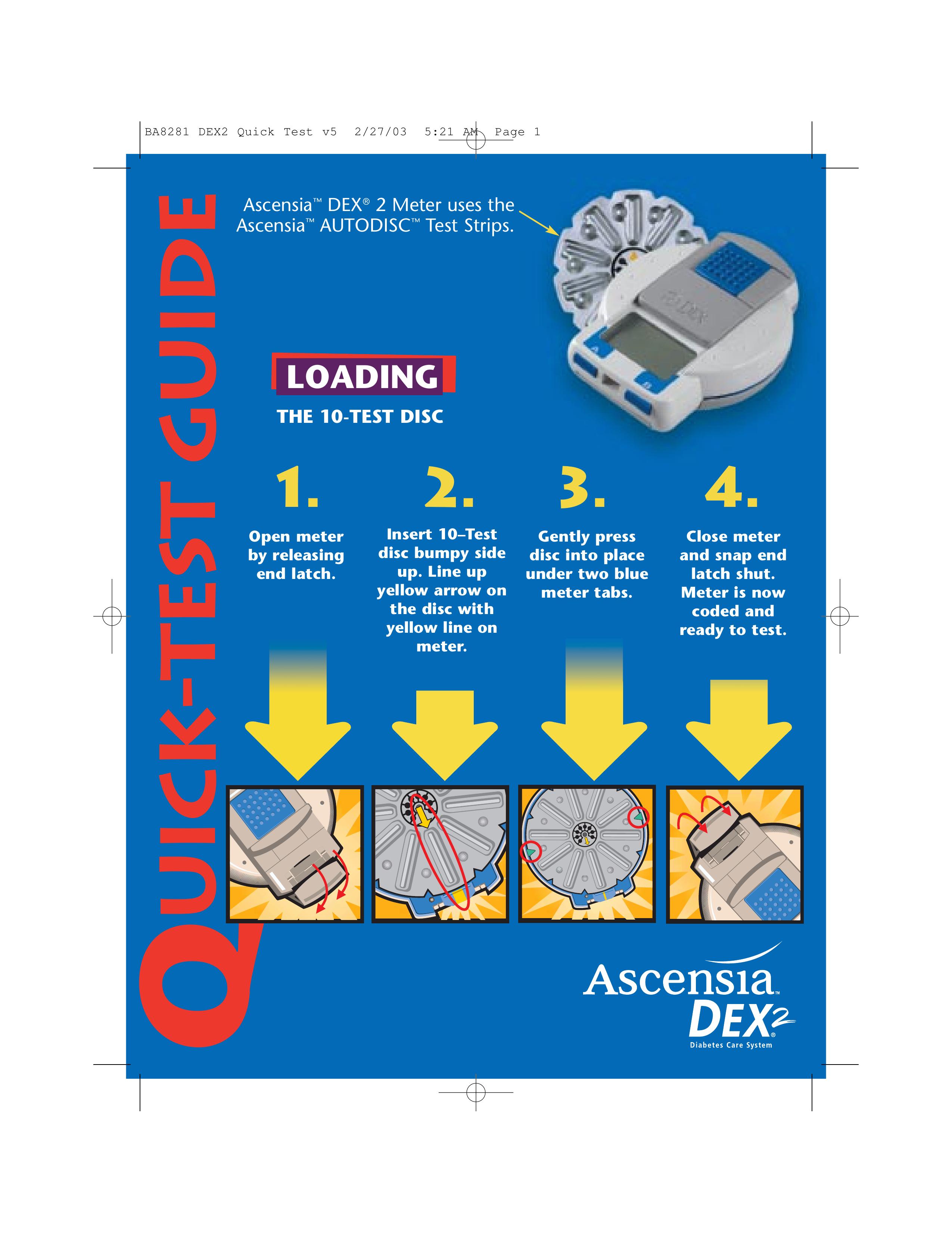 Bayer HealthCare Ascensia DEX2 Blood Pressure Monitor User Manual (Page 1)