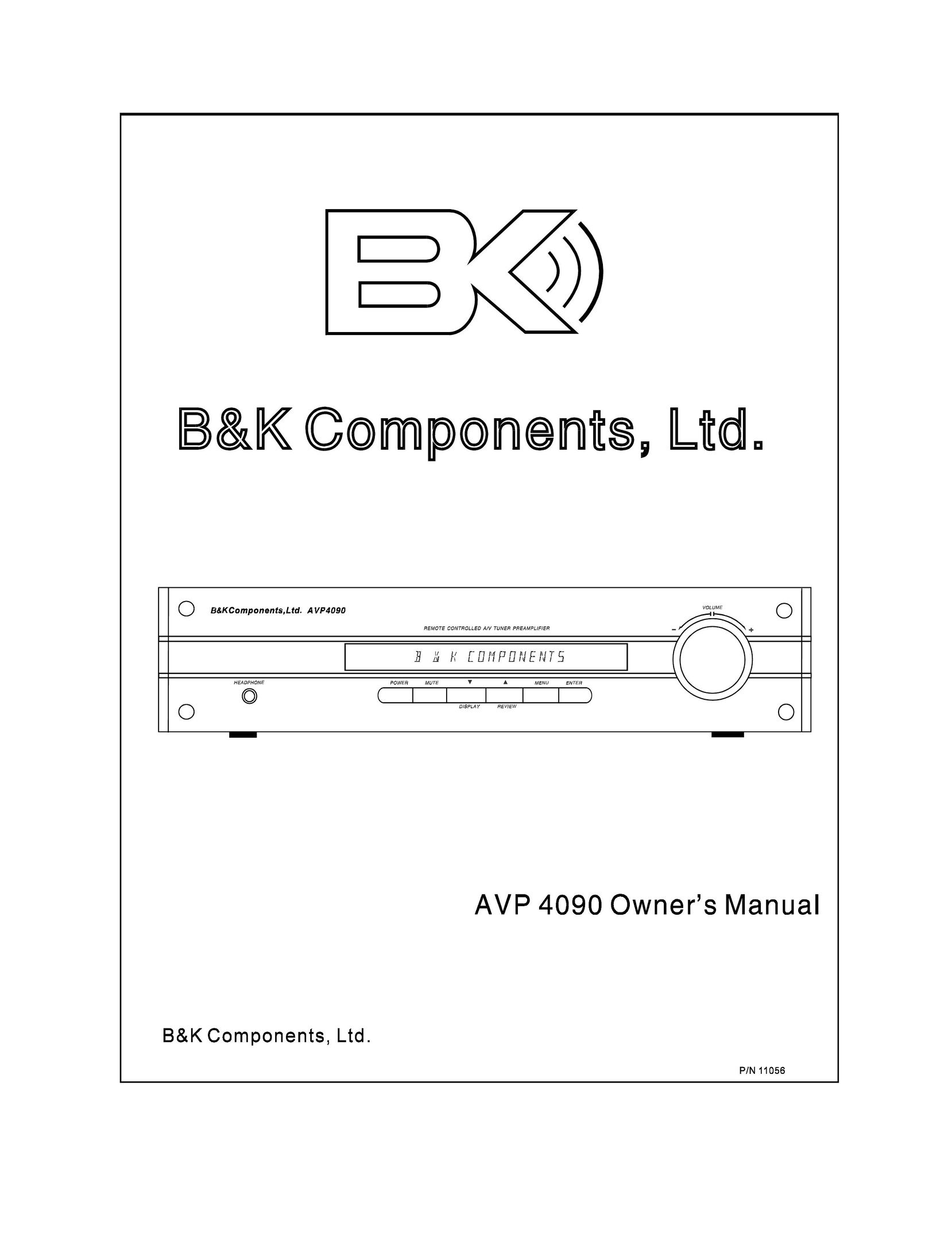 B&K AVP 4090 Car Amplifier User Manual (Page 1)