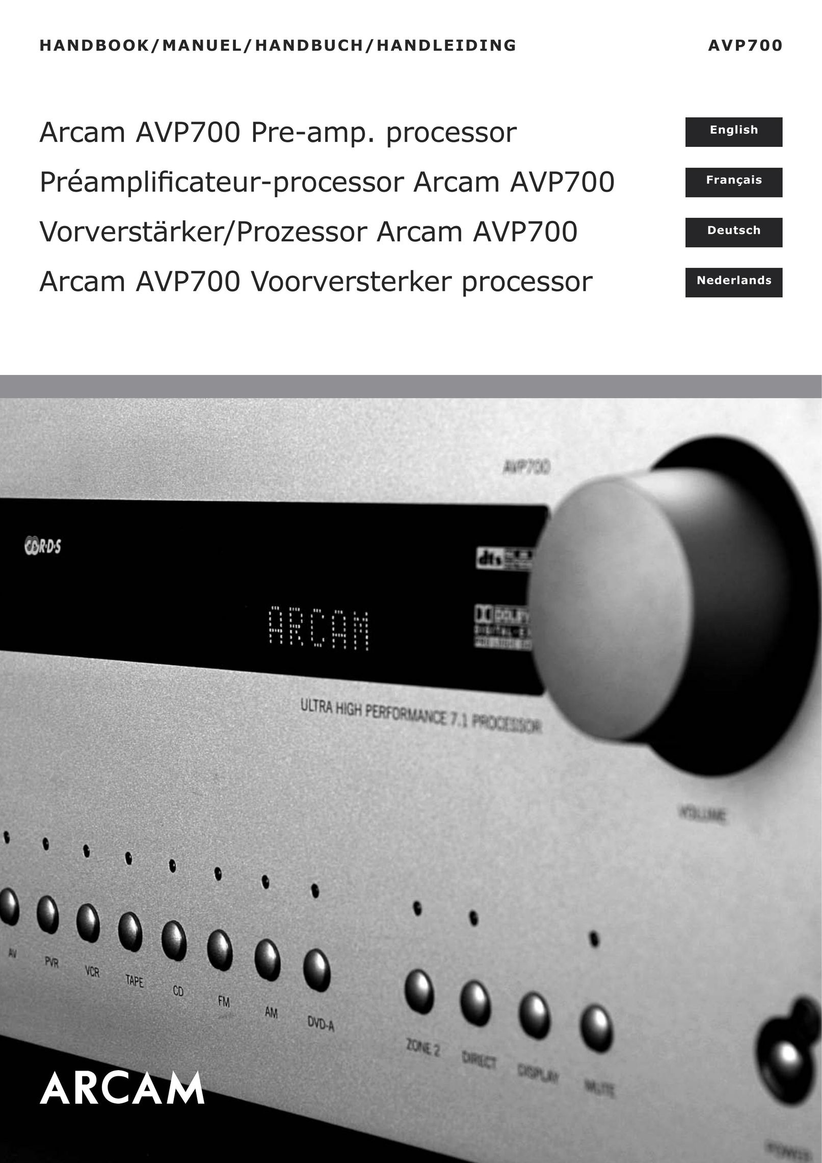Arcam AVP700 Car Amplifier User Manual (Page 1)