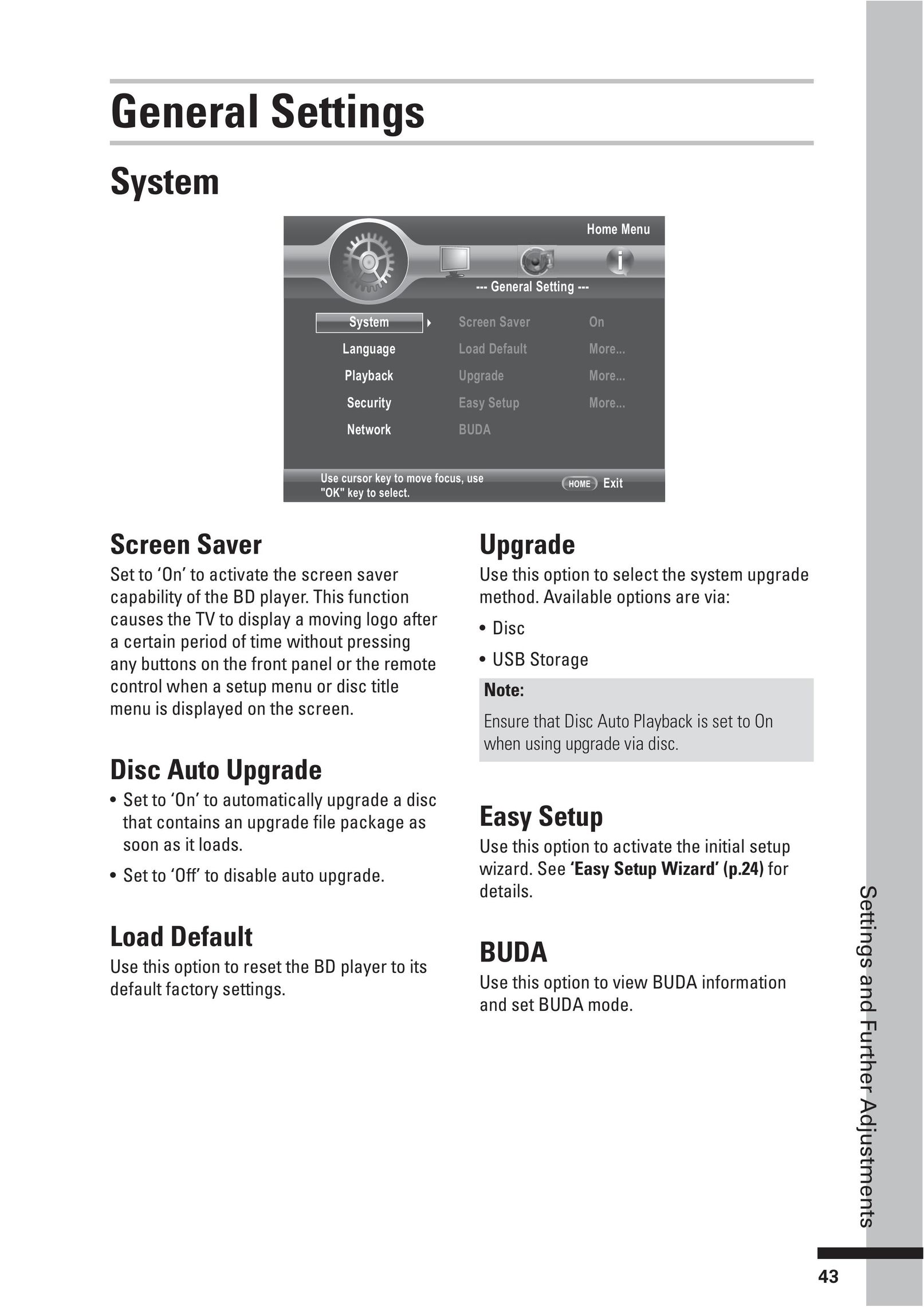HP (Hewlett-Packard) BD-2000 Blu-ray Player User Manual (Page 43)