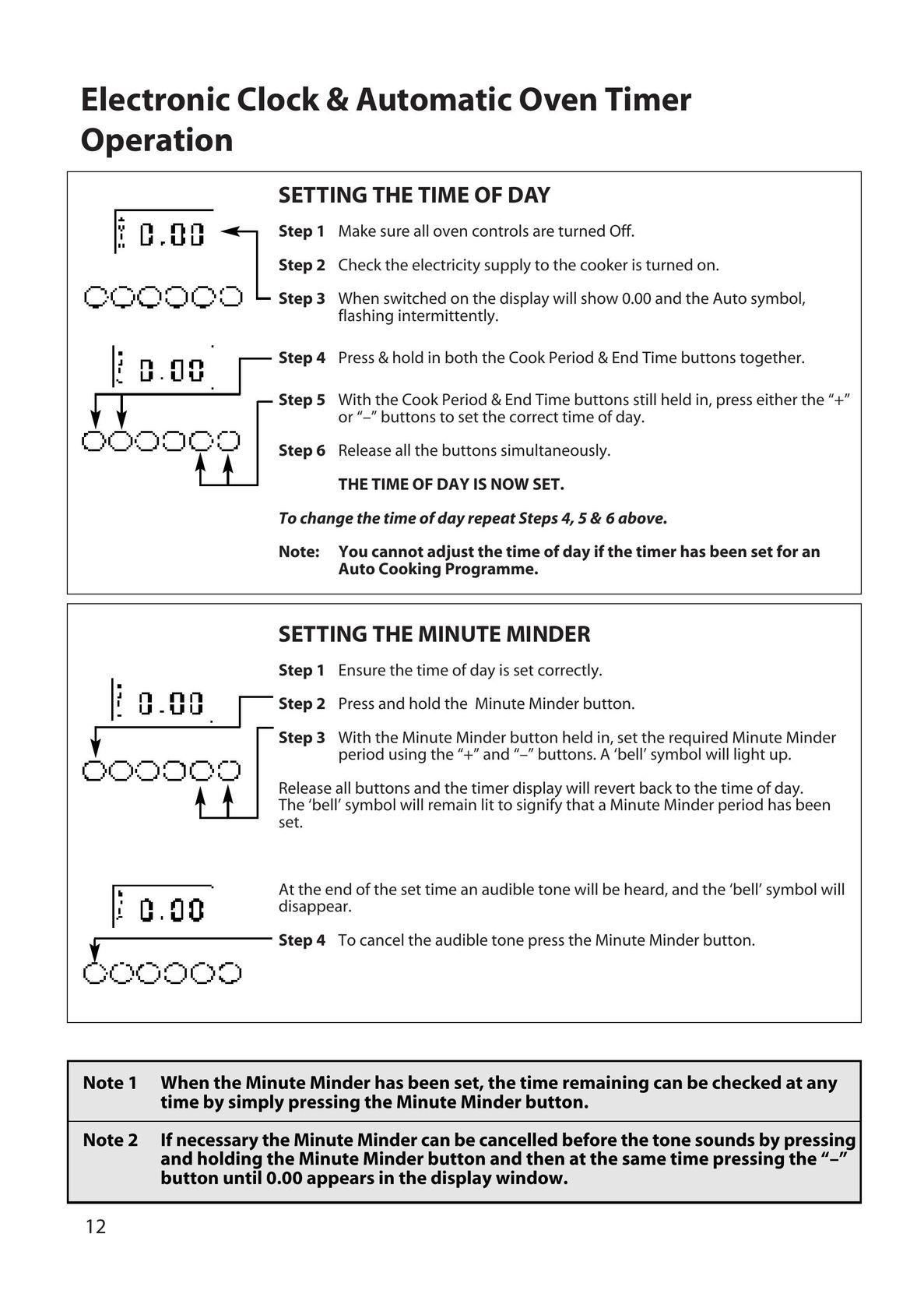 Hotpoint BD32 Microwave Oven User Manual (Page 12)