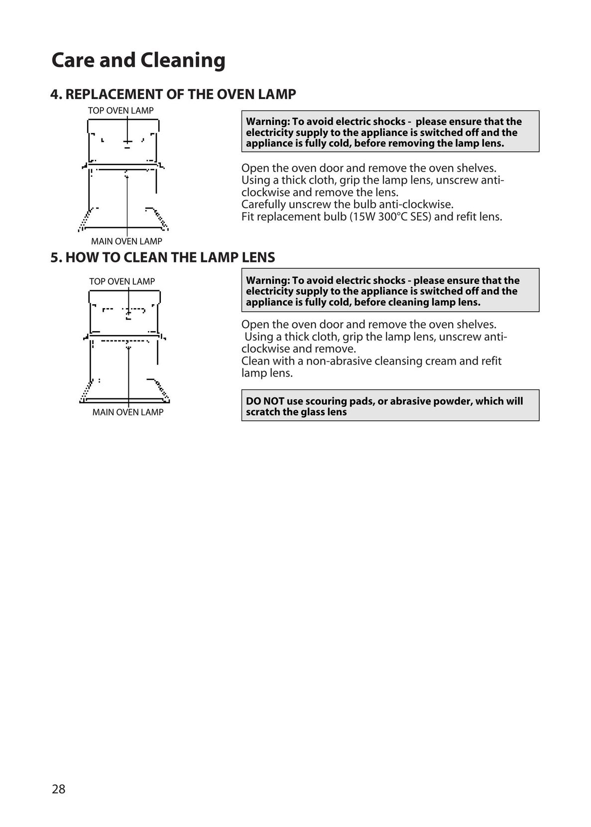 Hotpoint BD32 Microwave Oven User Manual (Page 28)