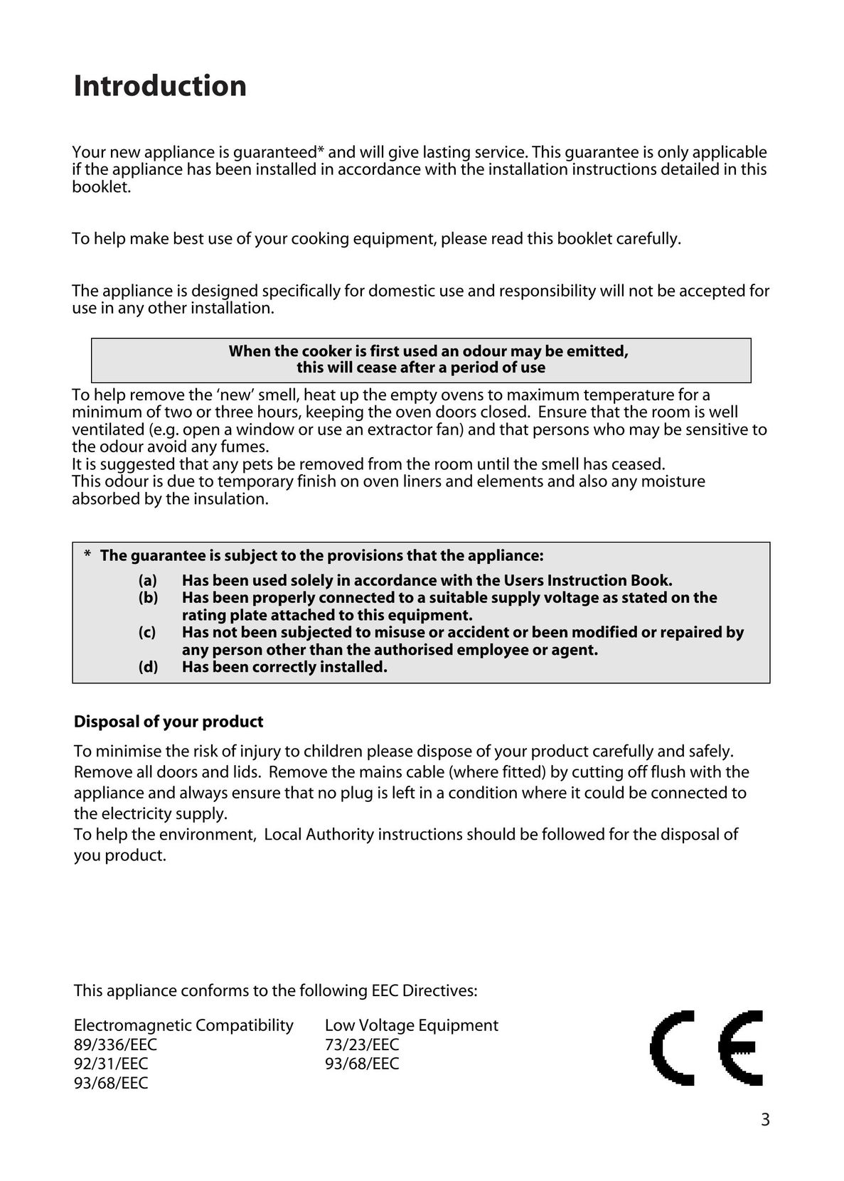 Hotpoint BD32 Microwave Oven User Manual (Page 3)