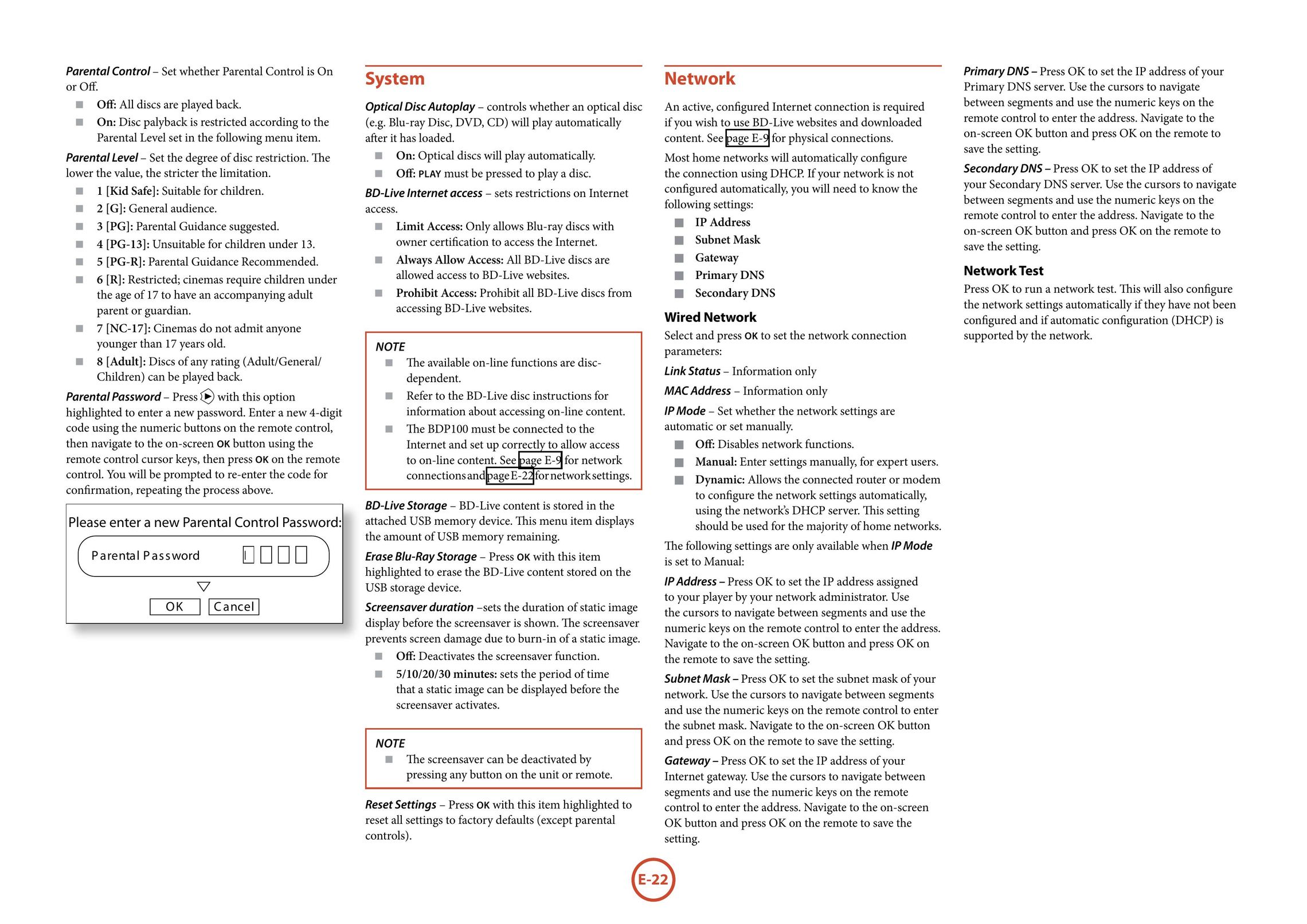 Arcam BDP100 Blu-ray Player User Manual (Page 24)