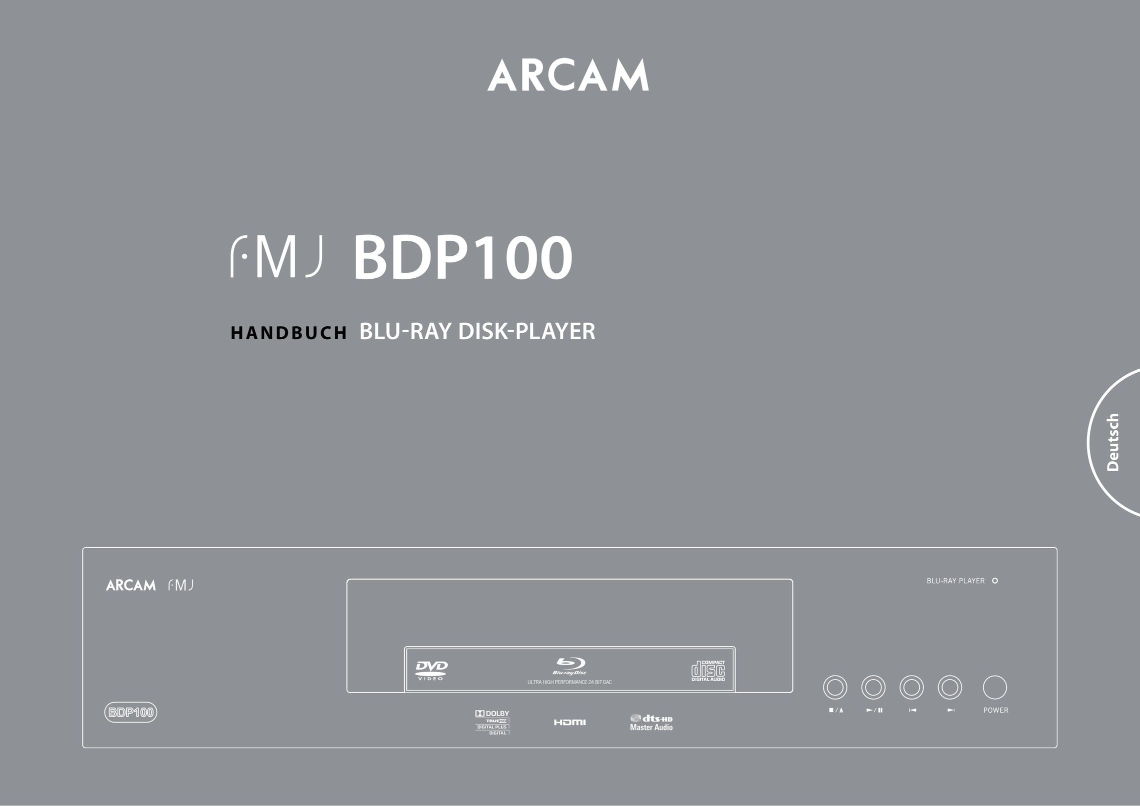 Arcam BDP100 Blu-ray Player User Manual (Page 73)