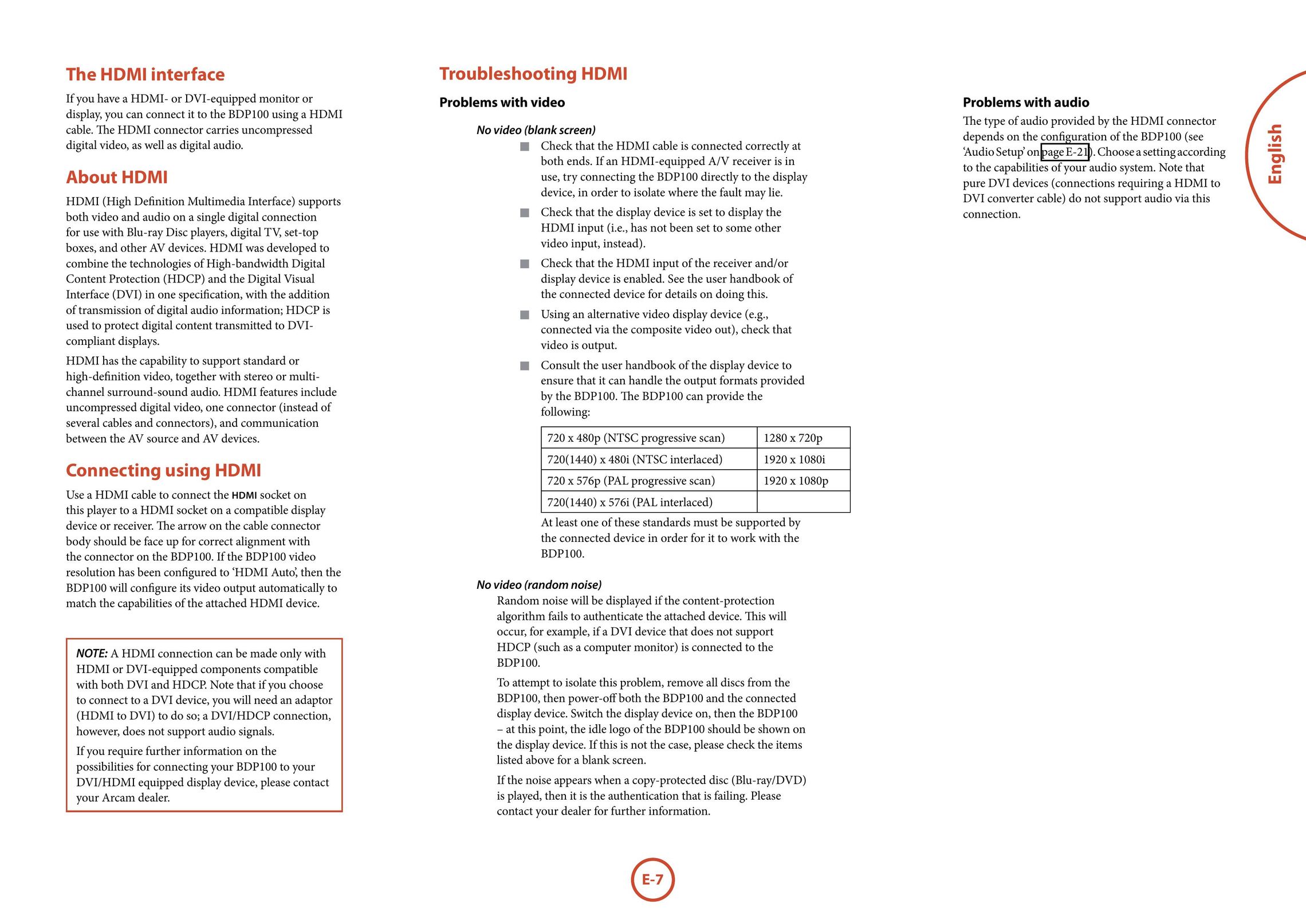 Arcam BDP100 Blu-ray Player User Manual (Page 9)