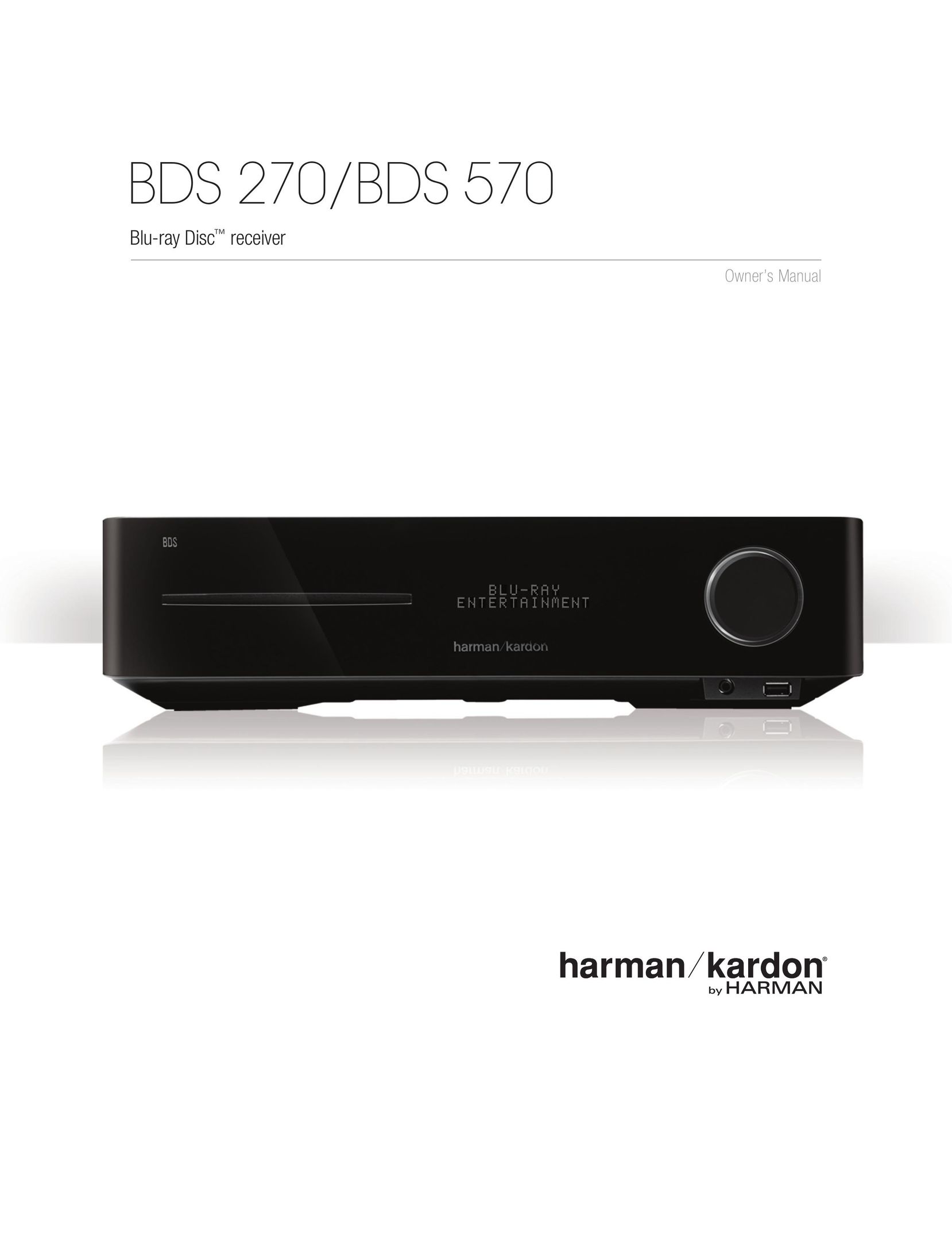 Harman-Kardon BDS770 Blu-ray Player User Manual (Page 1)