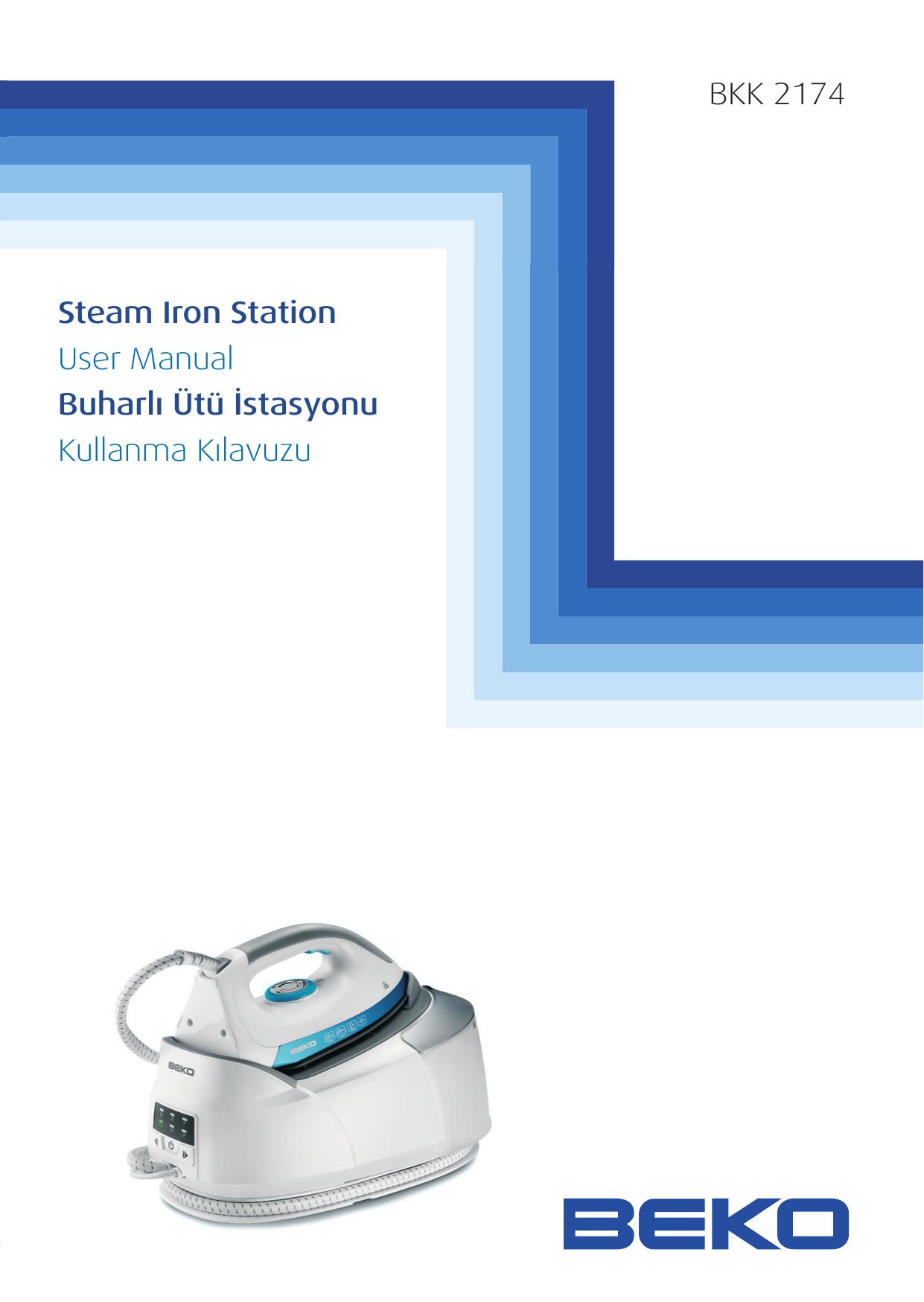 Beko BKK2174 Iron User Manual (Page 1)