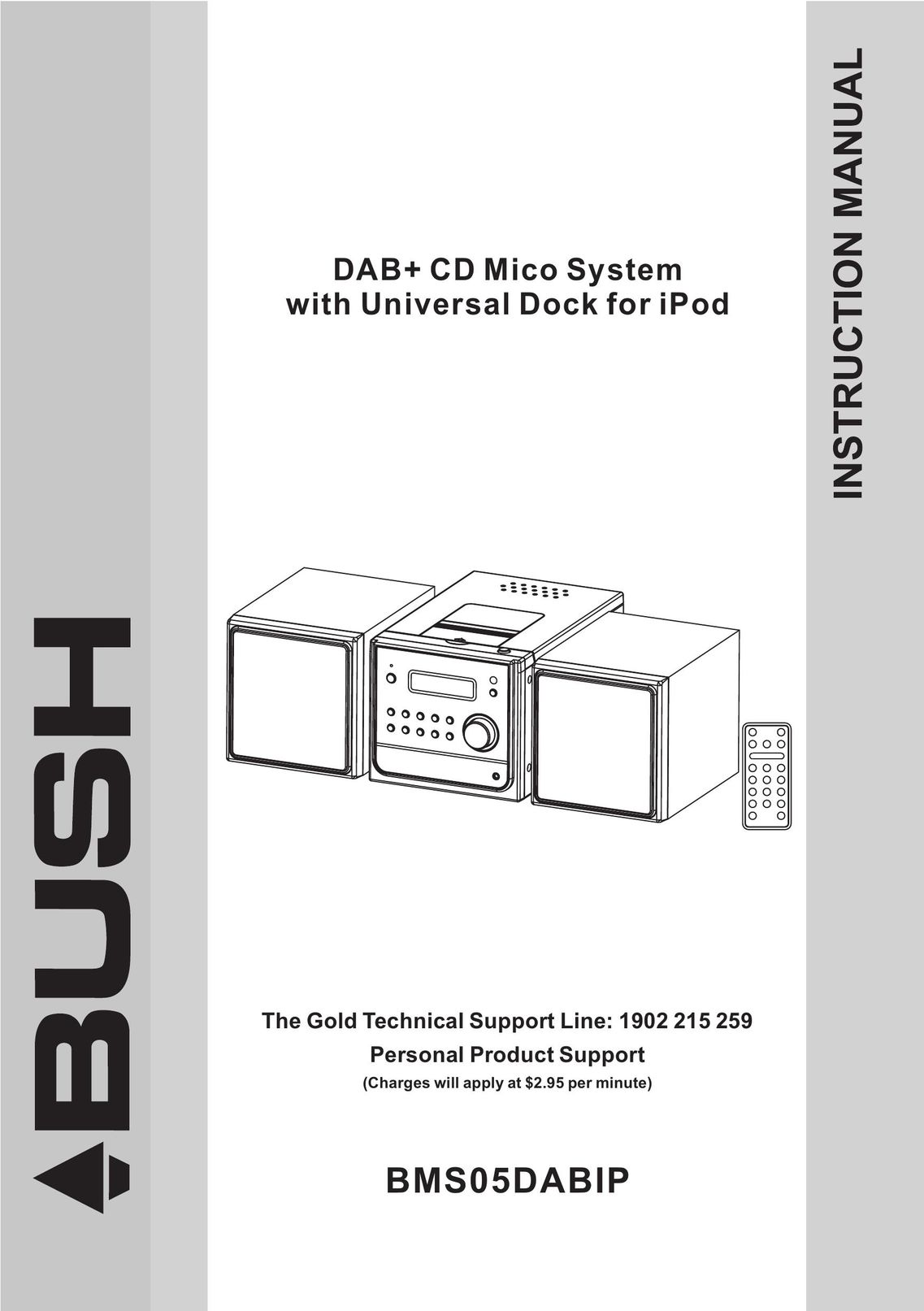 Bush BMS05DABIP MP3 Docking Station User Manual (Page 1)