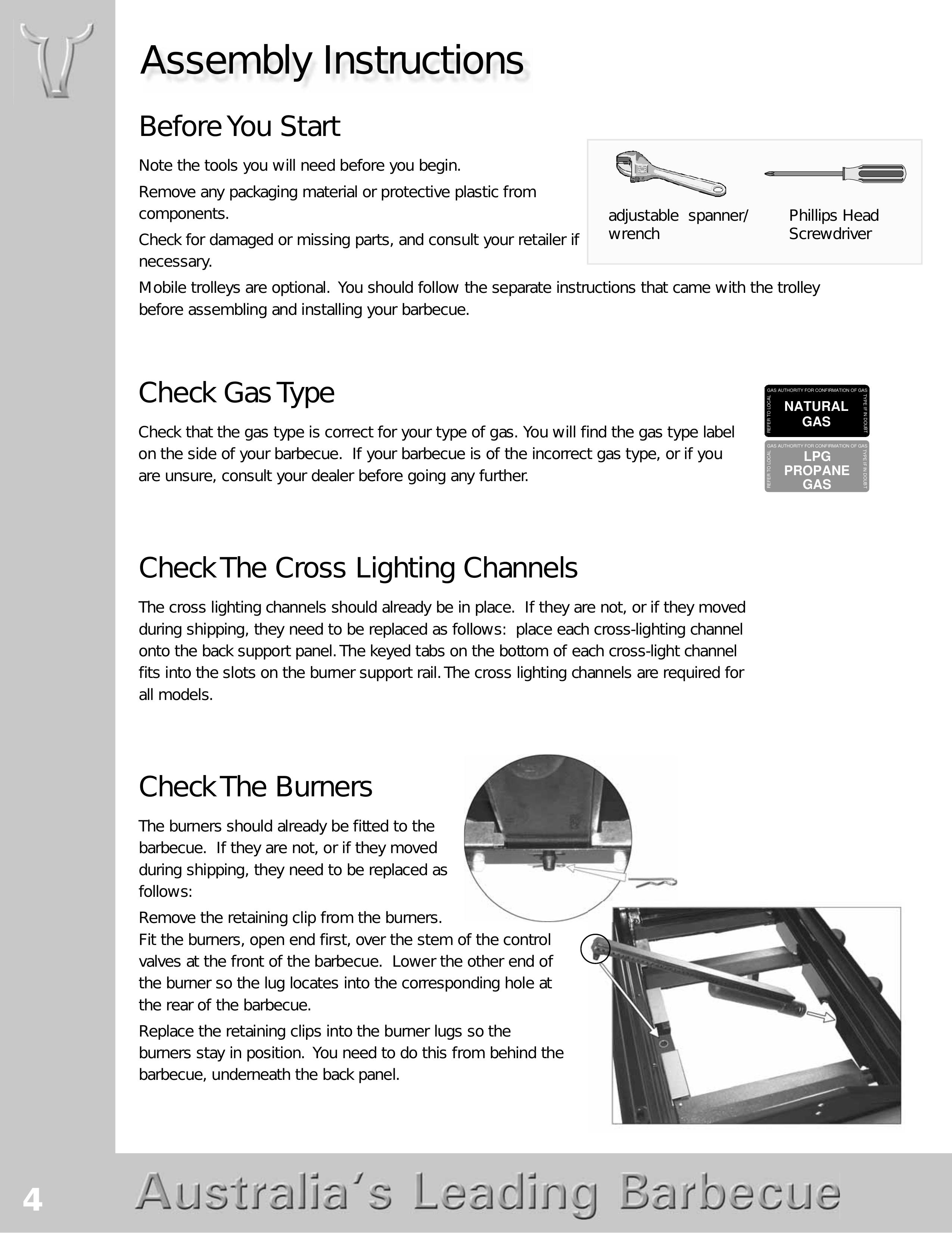 BeefEater Discovery Series Charcoal Grill User Manual (Page 4)