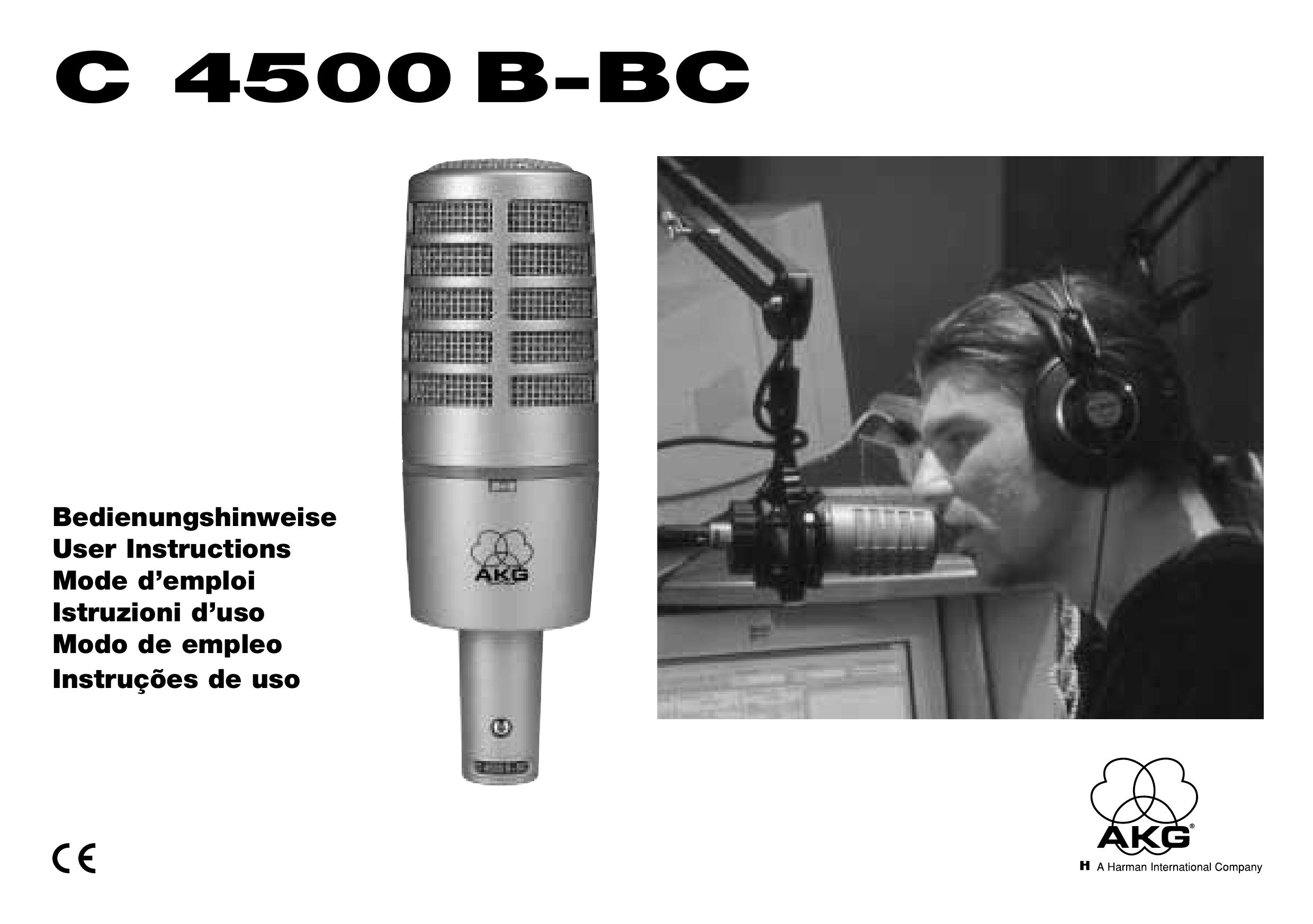 AKG Acoustics C 4500 B-BC Microphone User Manual (Page 1)
