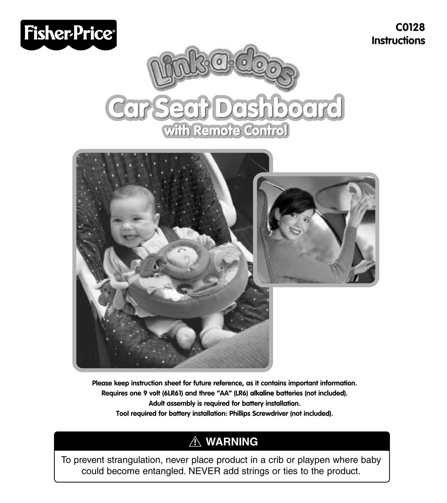 Fisher-Price C0128 Baby Carrier User Manual (Page 1)