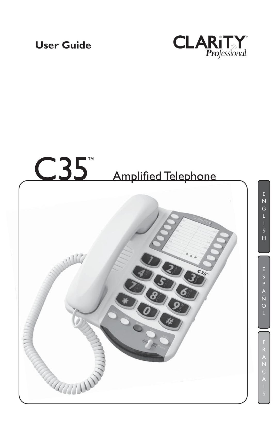 Clarity C35 Telephone User Manual (Page 1)