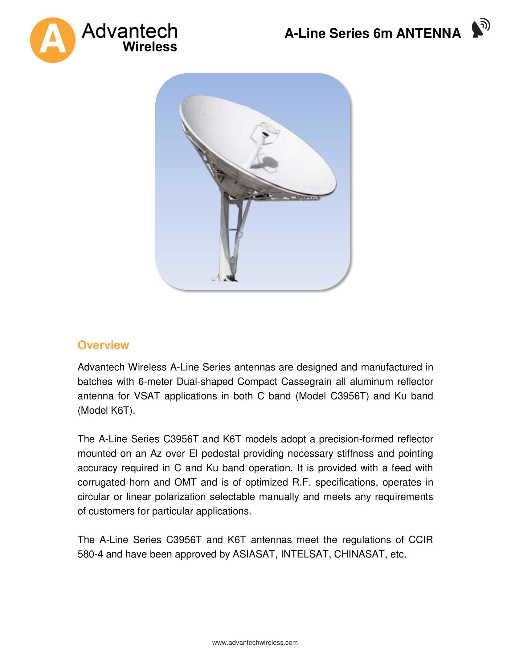 Advantech C3956T Satellite Radio User Manual (Page 1)