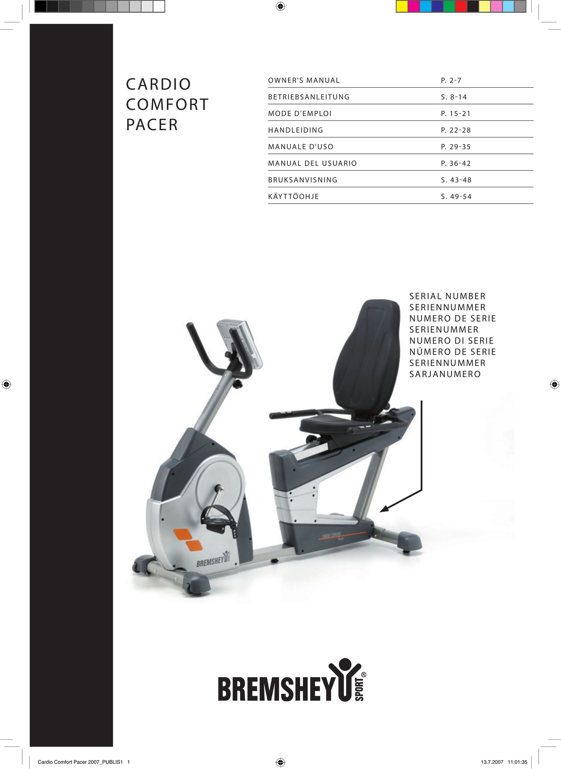 Accell Cardio Comfort Pacer Bicycle Accessories User Manual (Page 1)