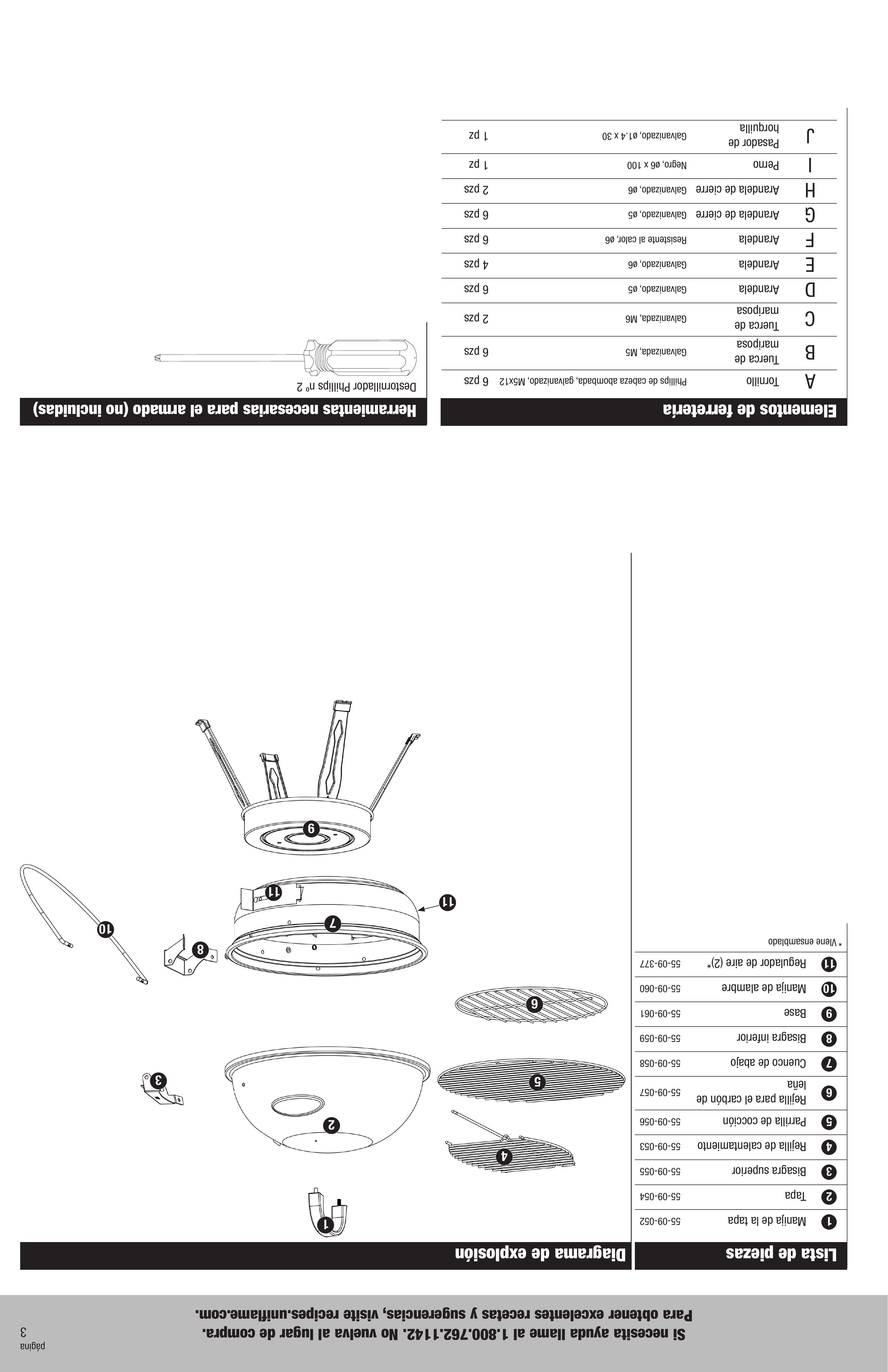 Blue Rhino CBT802WB Charcoal Grill User Manual (Page 14)