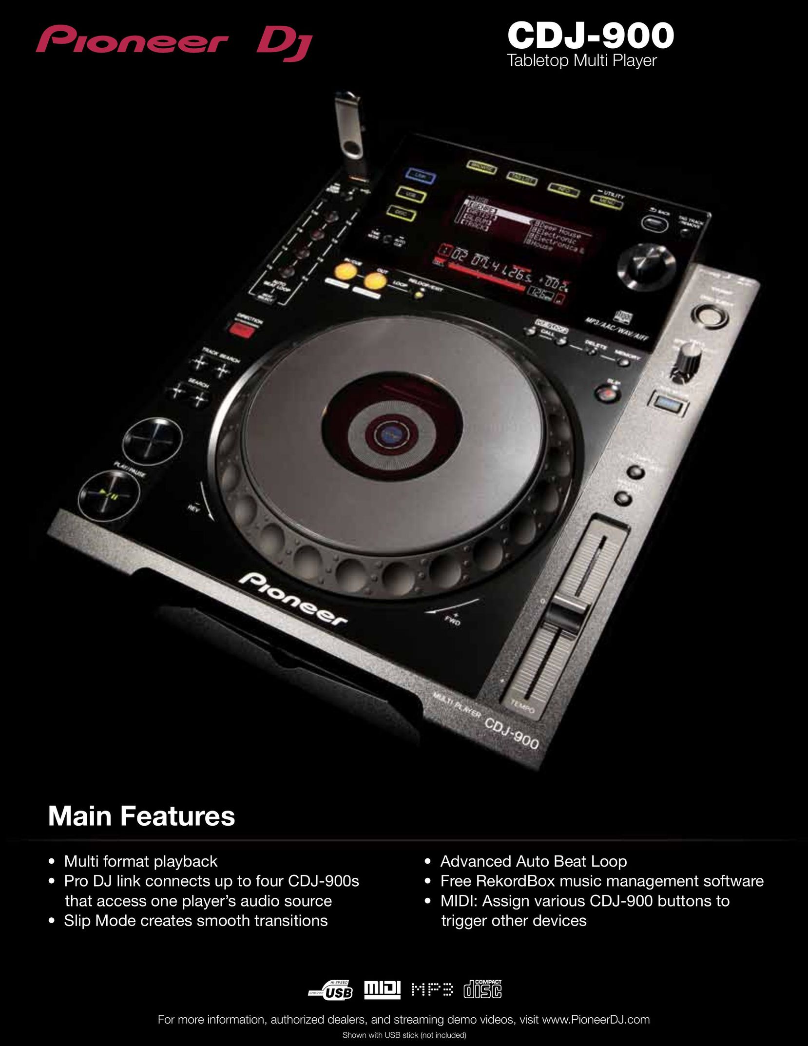 Pioneer CDJ-900 Stereo System User Manual (Page 1)