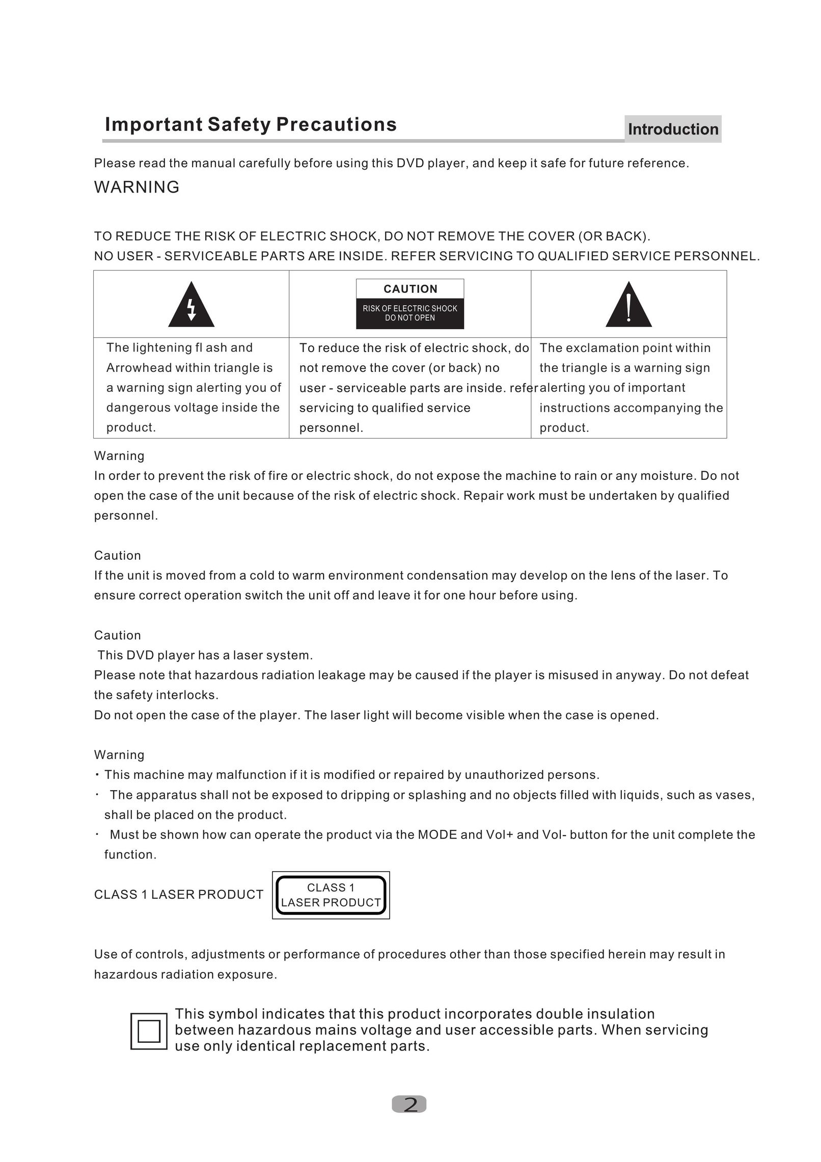 Curtis Mathes CMMBX130 Blu-ray Player User Manual (Page 4)