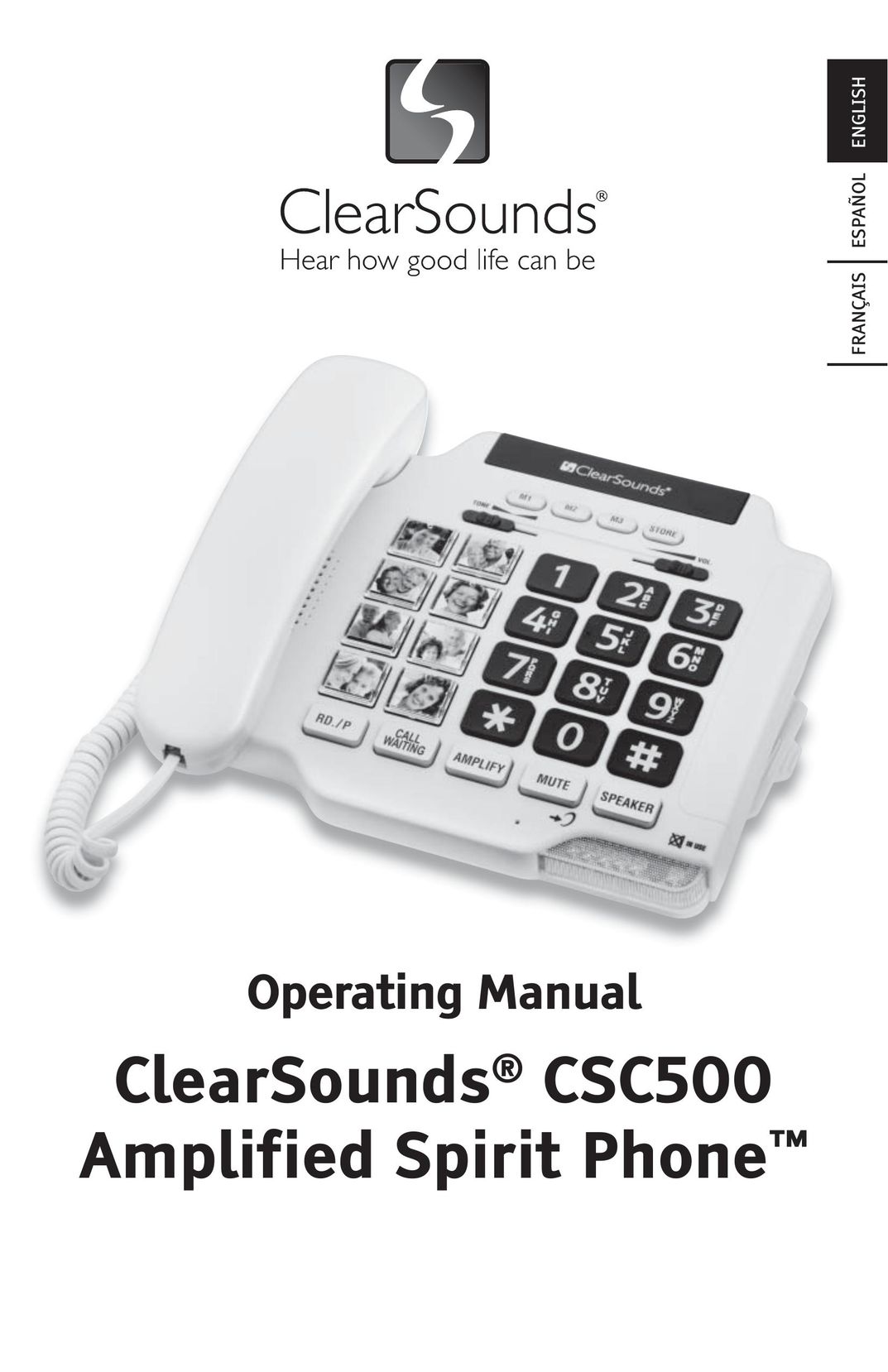 ClearSounds CSC500 Amplified Phone User Manual (Page 1)