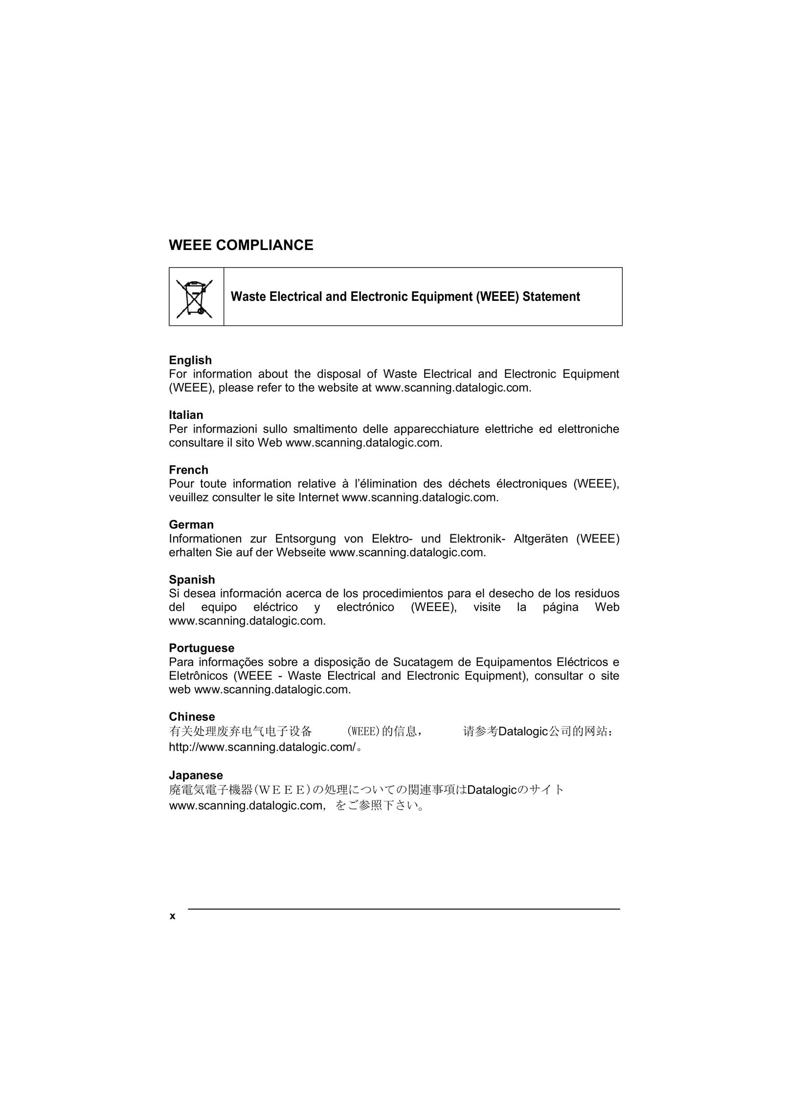 Datalogic Scanning D8530 Barcode Reader User Manual (Page 10)