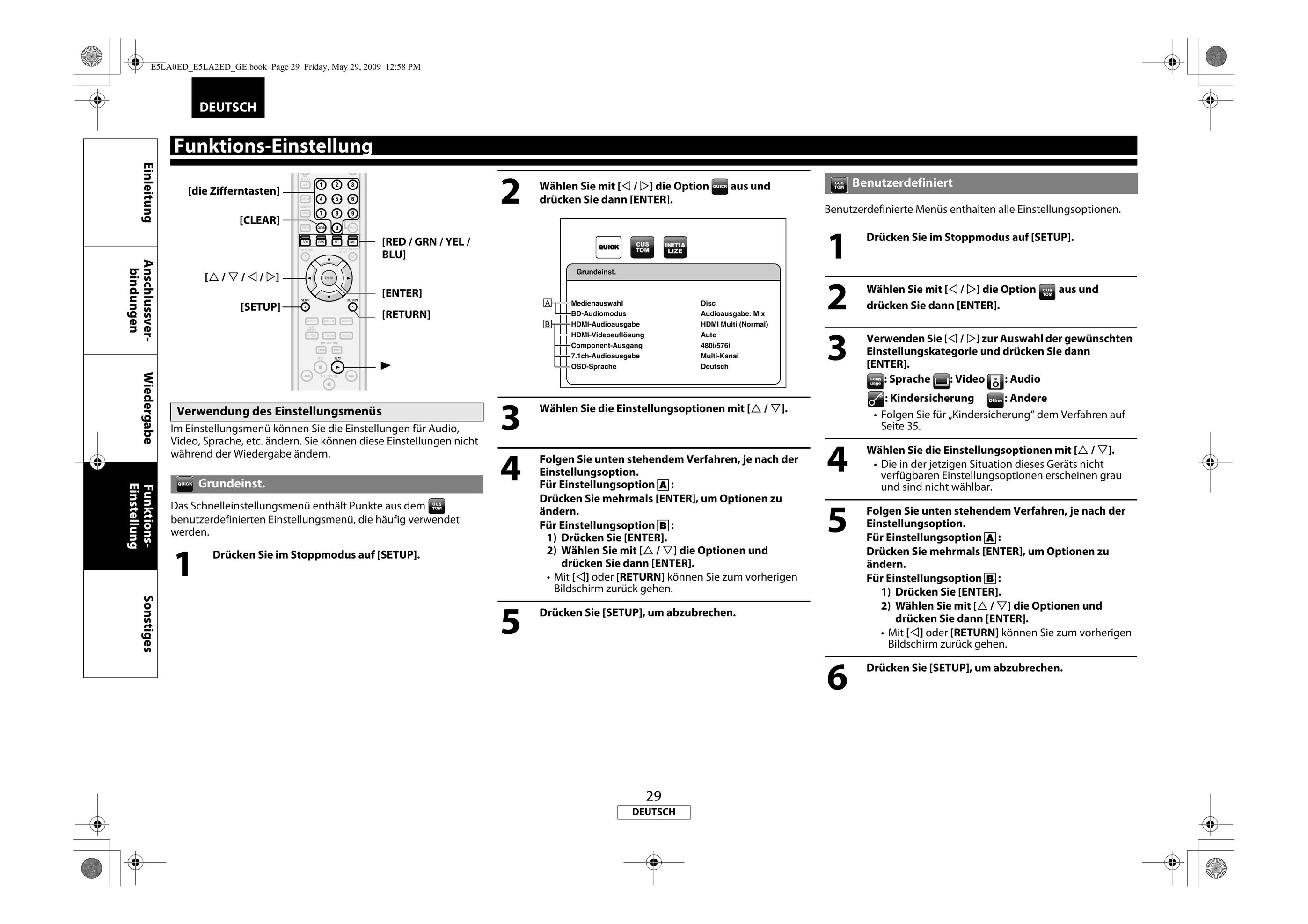 Denon DBP-2010 Blu-ray Player User Manual (Page 34)