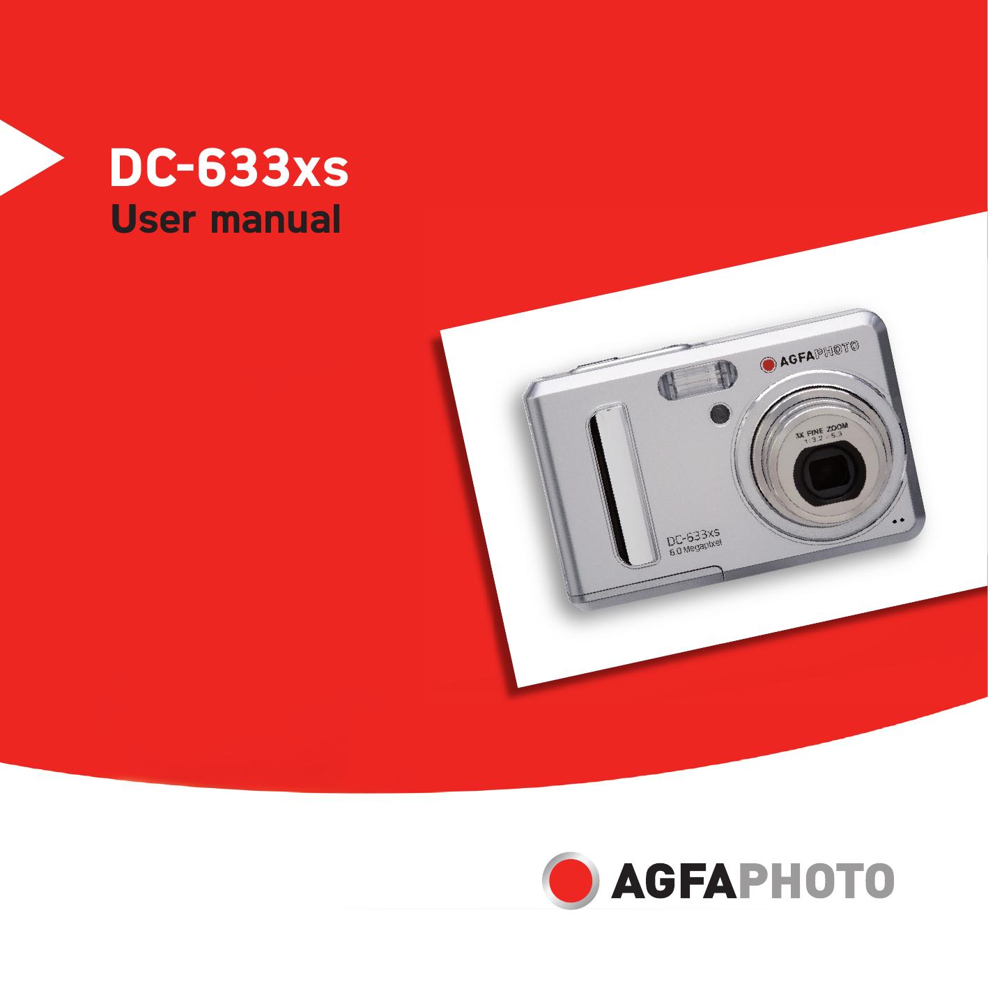 AGFA DC-633xs Digital Camera User Manual (Page 1)