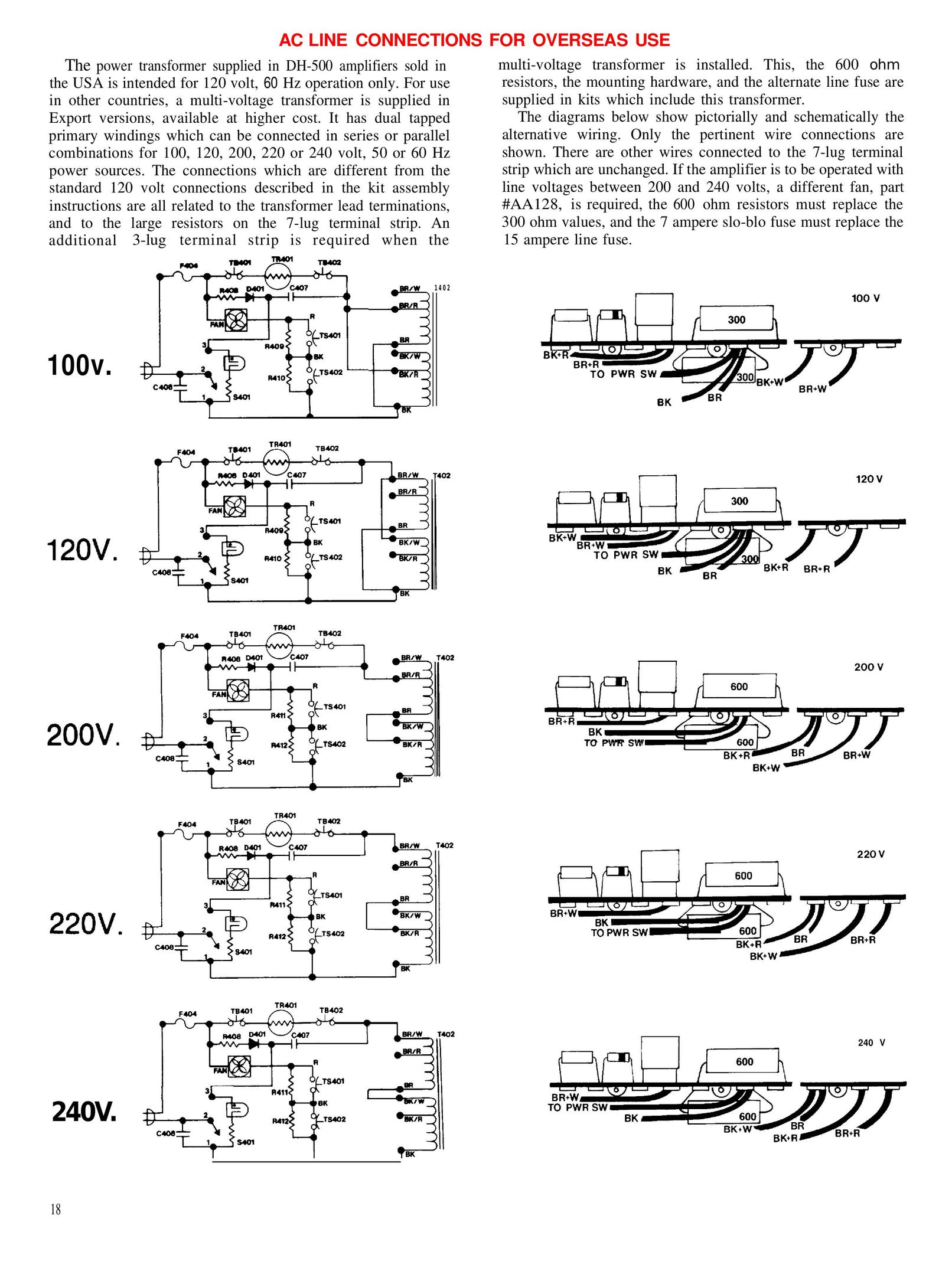 Hafler DH-500 Stereo Amplifier User Manual (Page 18)